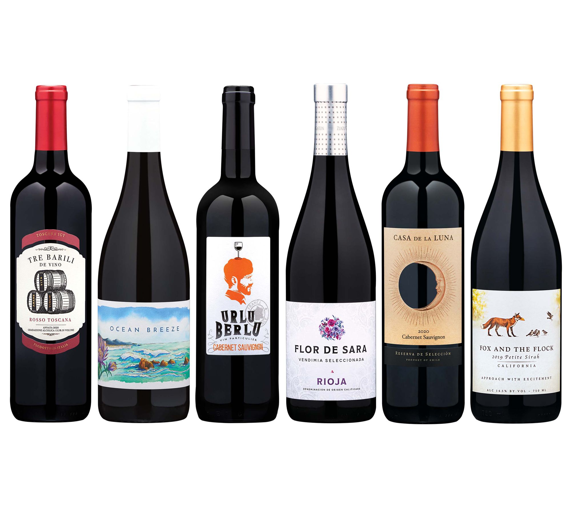 Geoffrey Zakarian 6Bottle Seasonal Red Wine Selection