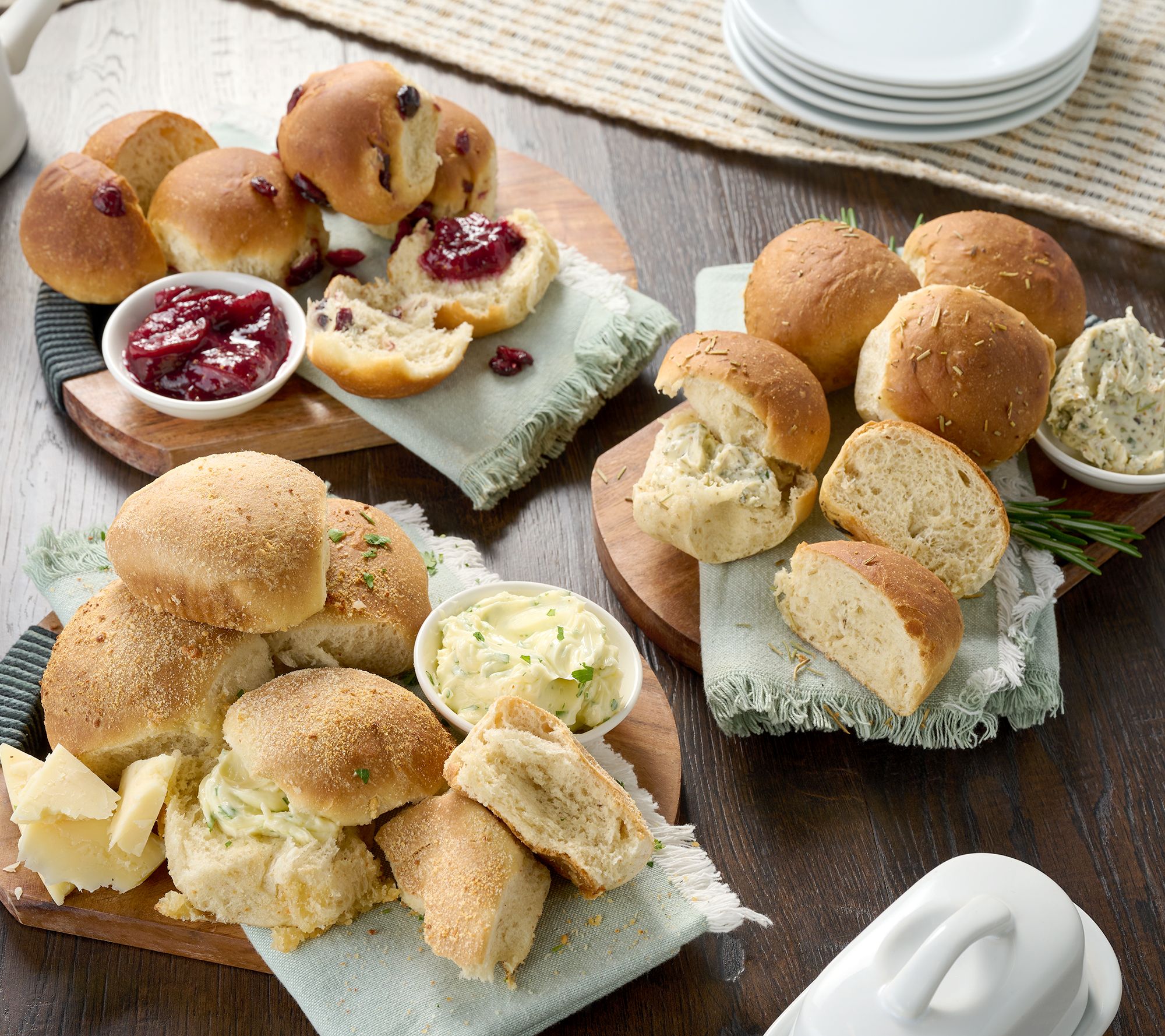 SH12/9 Bread & Bread 24ct Savory Pull Apart Dinner Rolls