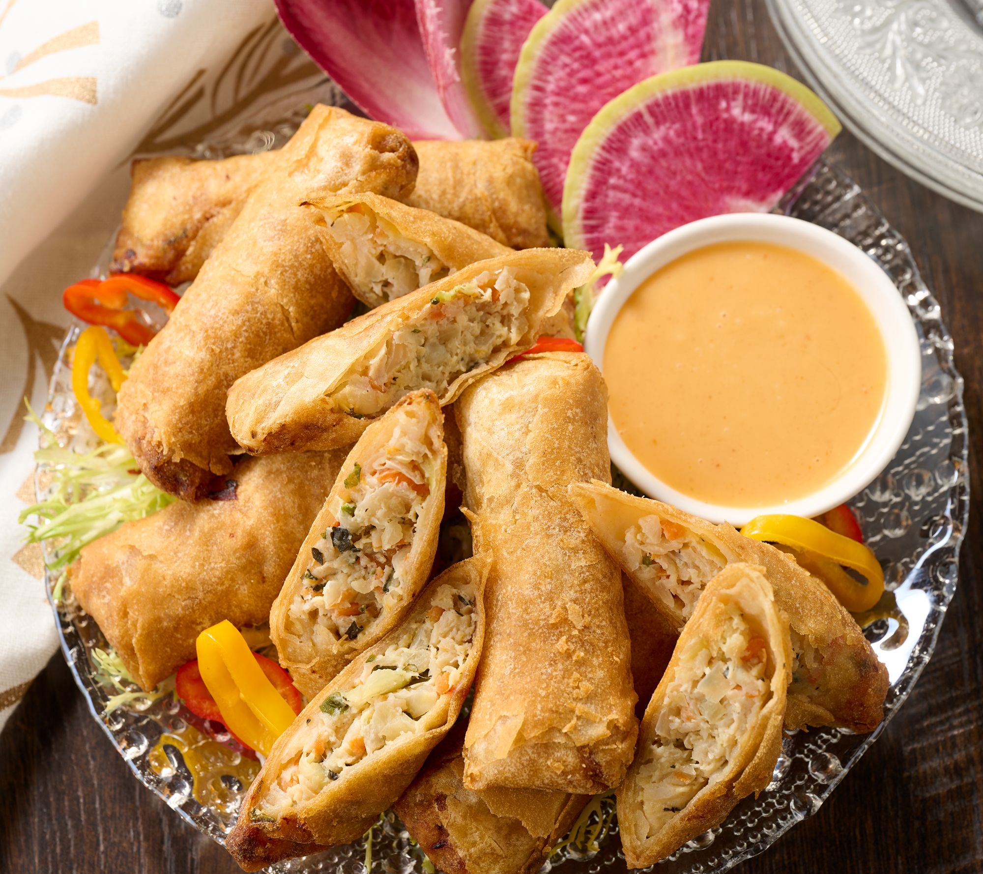 The Perfect Gourmet (25) Springrolls in Chicken or Vegetable