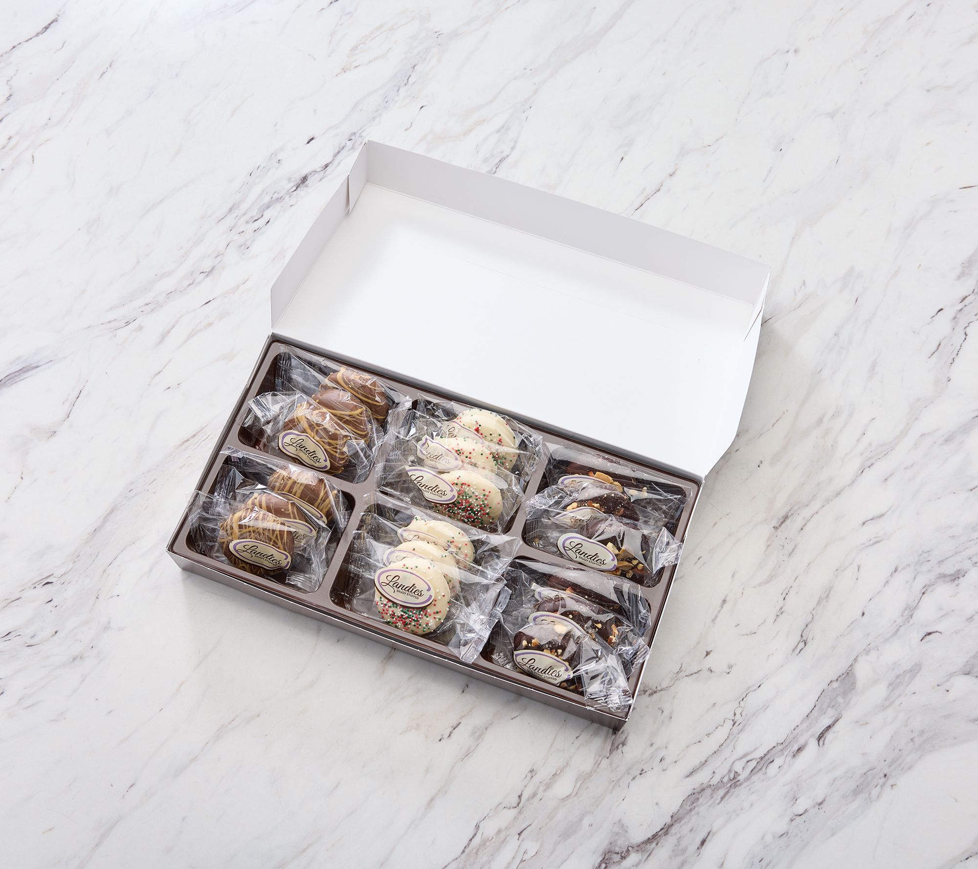 SH11/9 Landies Candies 18pc Dipped Shortbread Cookies | QVC