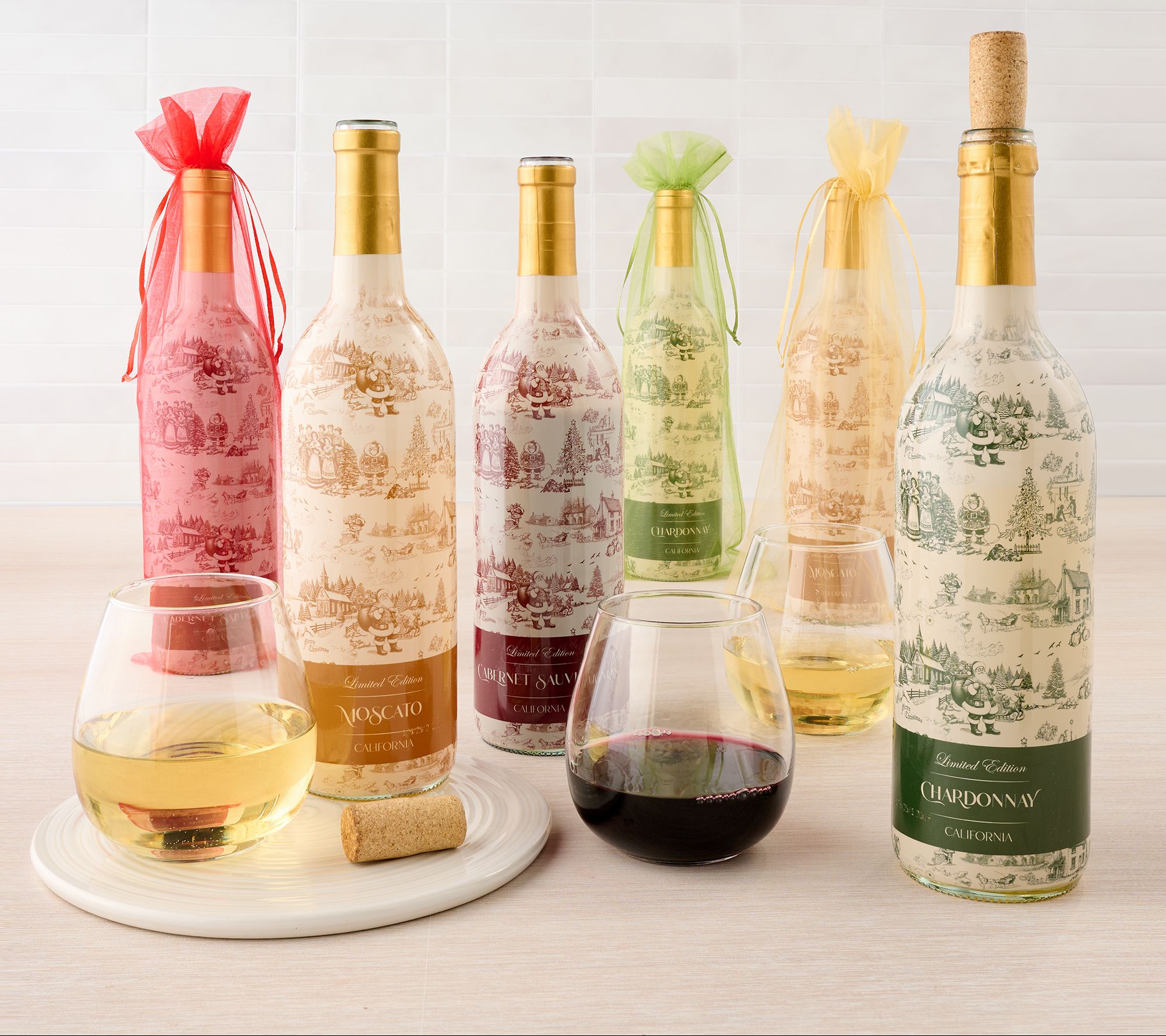 SH11/9 Vino Voyage Seasons Greeting Wines (6) 750-ml Btl Set