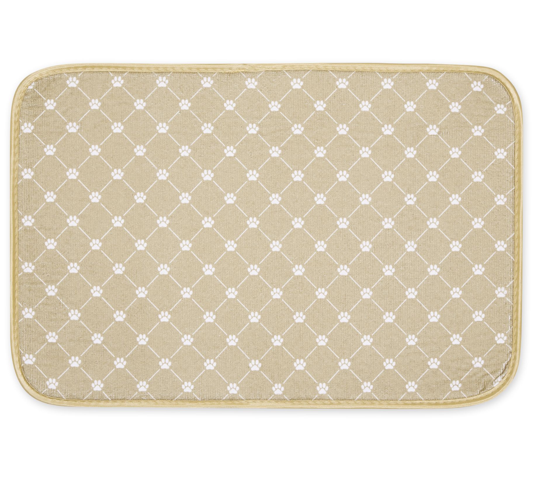 Bone Dry Trellis Paw Pet Mat - Medium