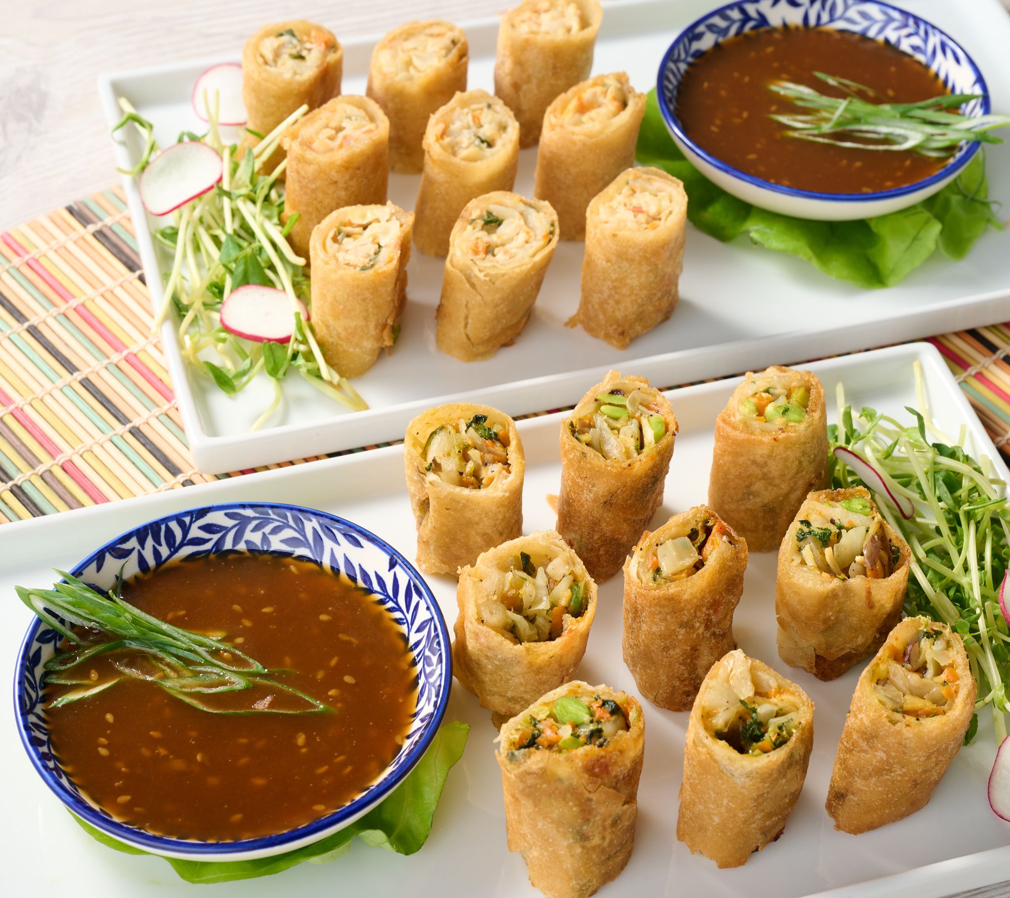 The Perfect Gourmet (20) 1.8 oz Spring Rolls w/ Teriyaki Sauce