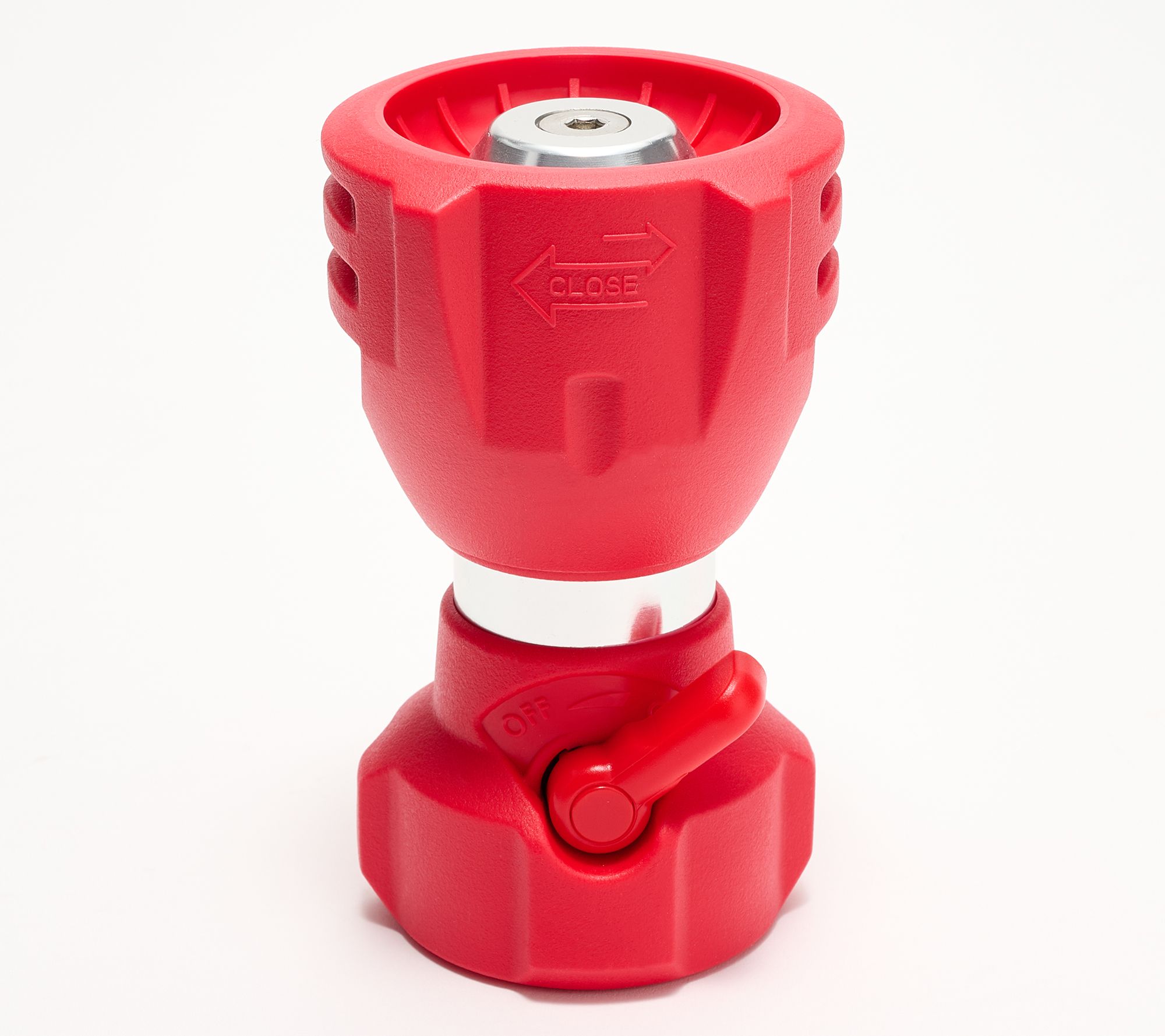 Ultimate Innovations Fireman's Hose Nozzle with Shut Off Valve