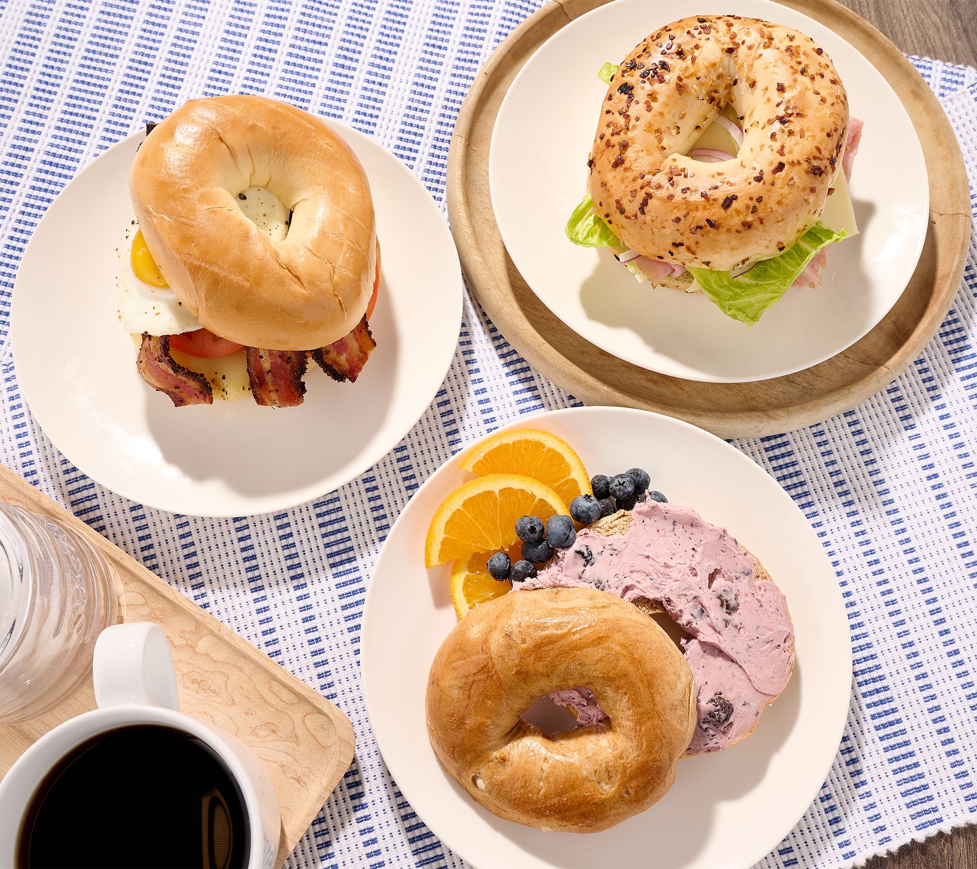 Just Bagels (18) 4 oz NYC Bagels in Choice of Flavor