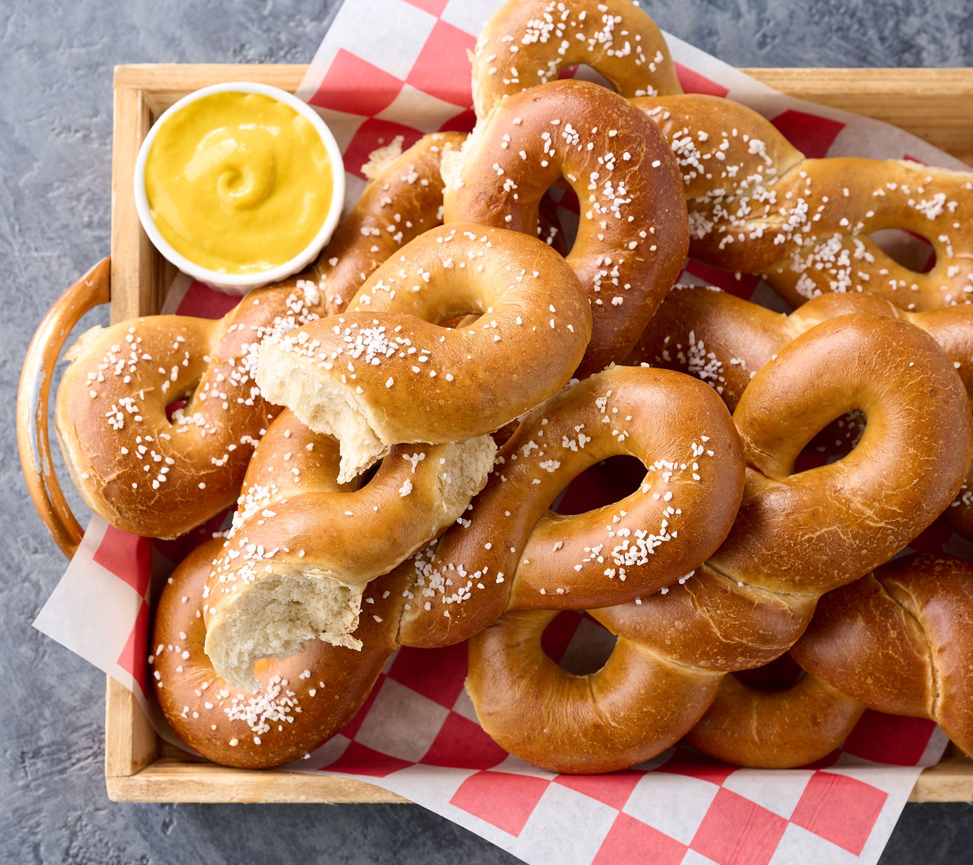 The Pretzel Co. 12 Ct Hand Twisted Soft Baked Pretzel Bowties