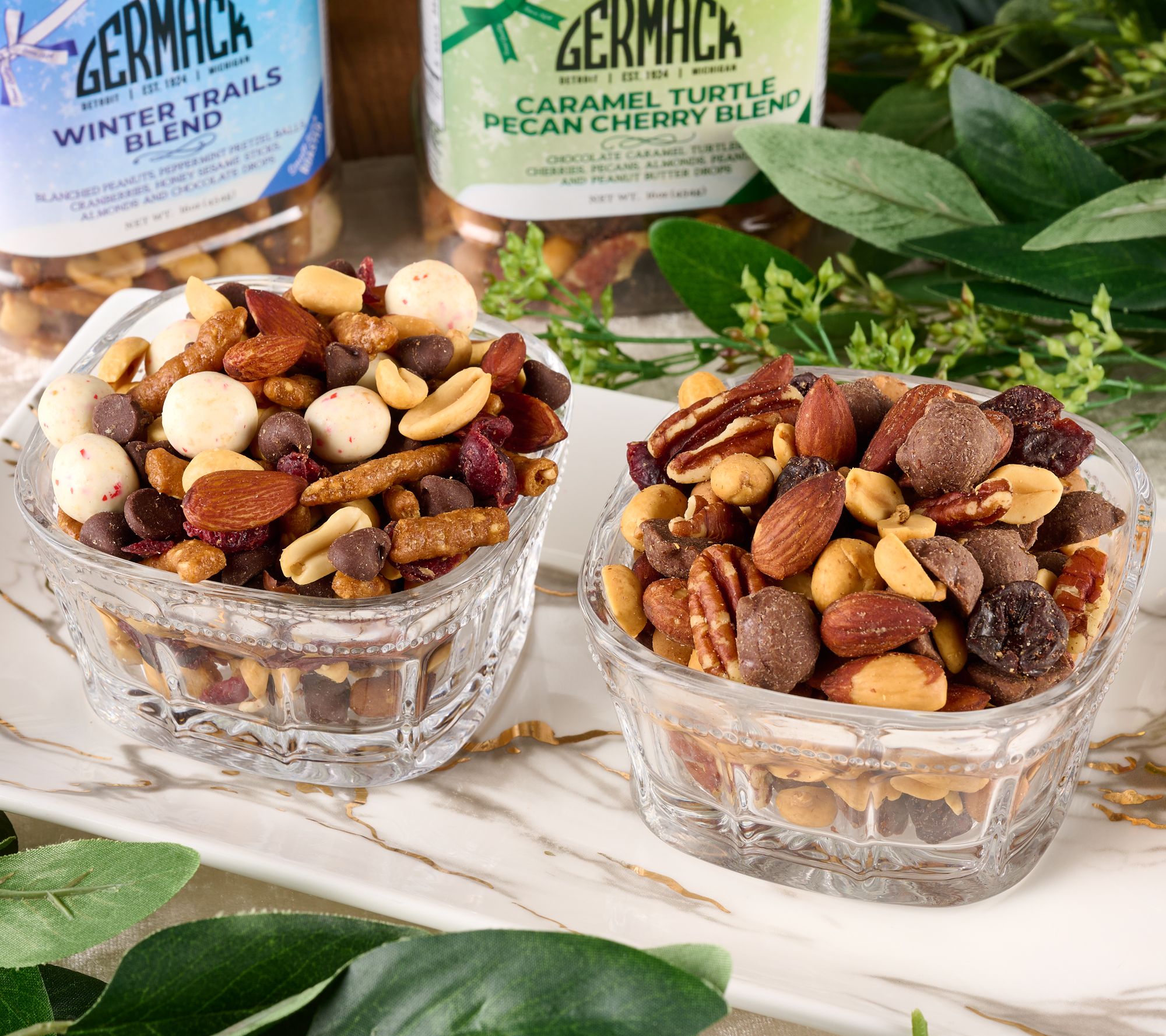 Germack (2) 16oz Holiday Favorites Jar Set