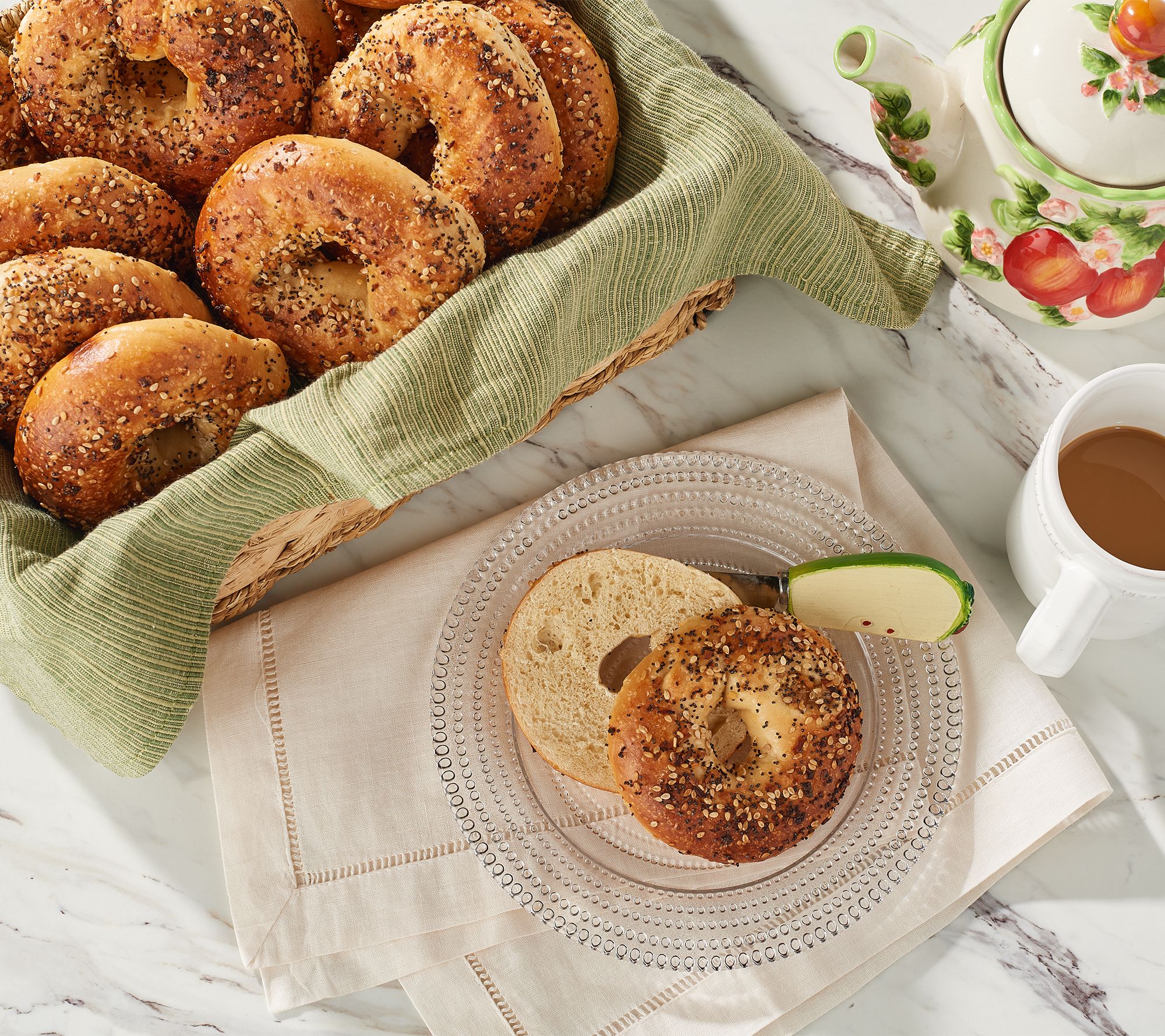 Just Bagels (36) 1.8-oz NYC Kettle Boiled Mini Bagels Auto-Delivery