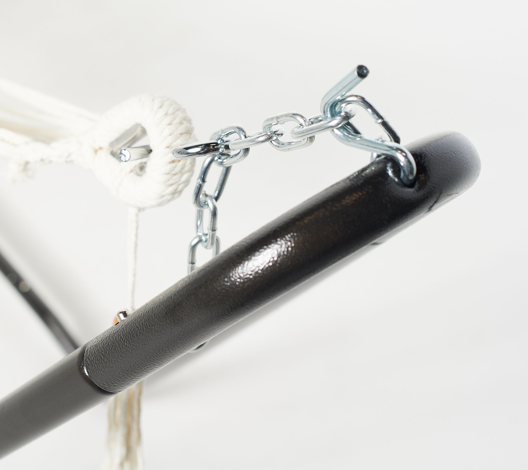 Bliss Hammocks 78" L x 40" W Macrame Fringed Hammock with Stand