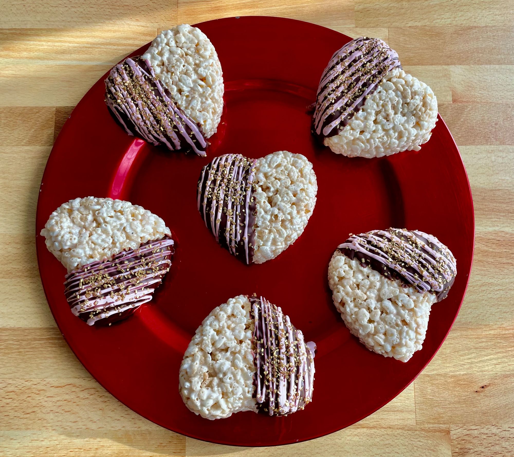 Creative Crispies 6-pc Valentine's Day Chocolate Heart Treats