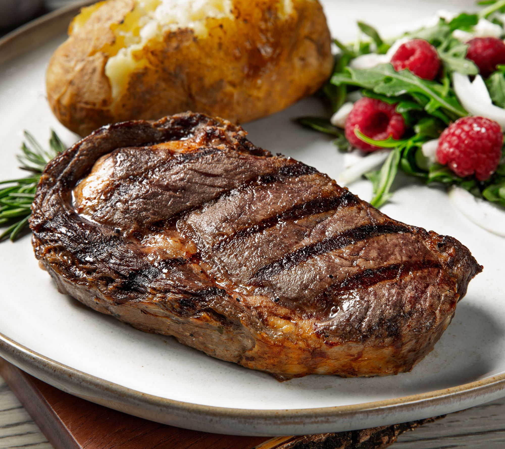 Rastelli's (4) 12 oz. USDA Prime Ribeye Steaks - QVC.com