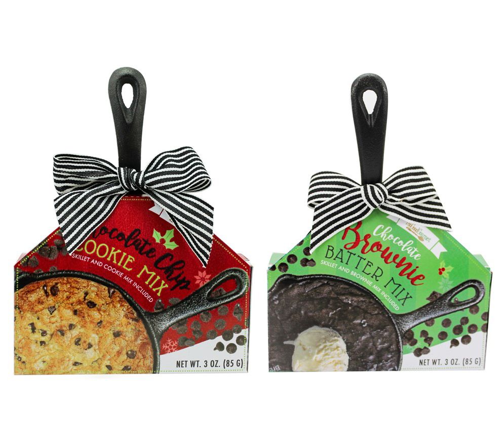Cookie Mix And Skillet Gift Set》6 Cast Iron Skillet, Snickerdoodle Cookie  Mix
