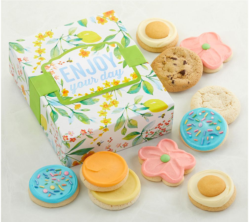 Cheryl's 12 Pc Enjoy Your Day Cookie Box