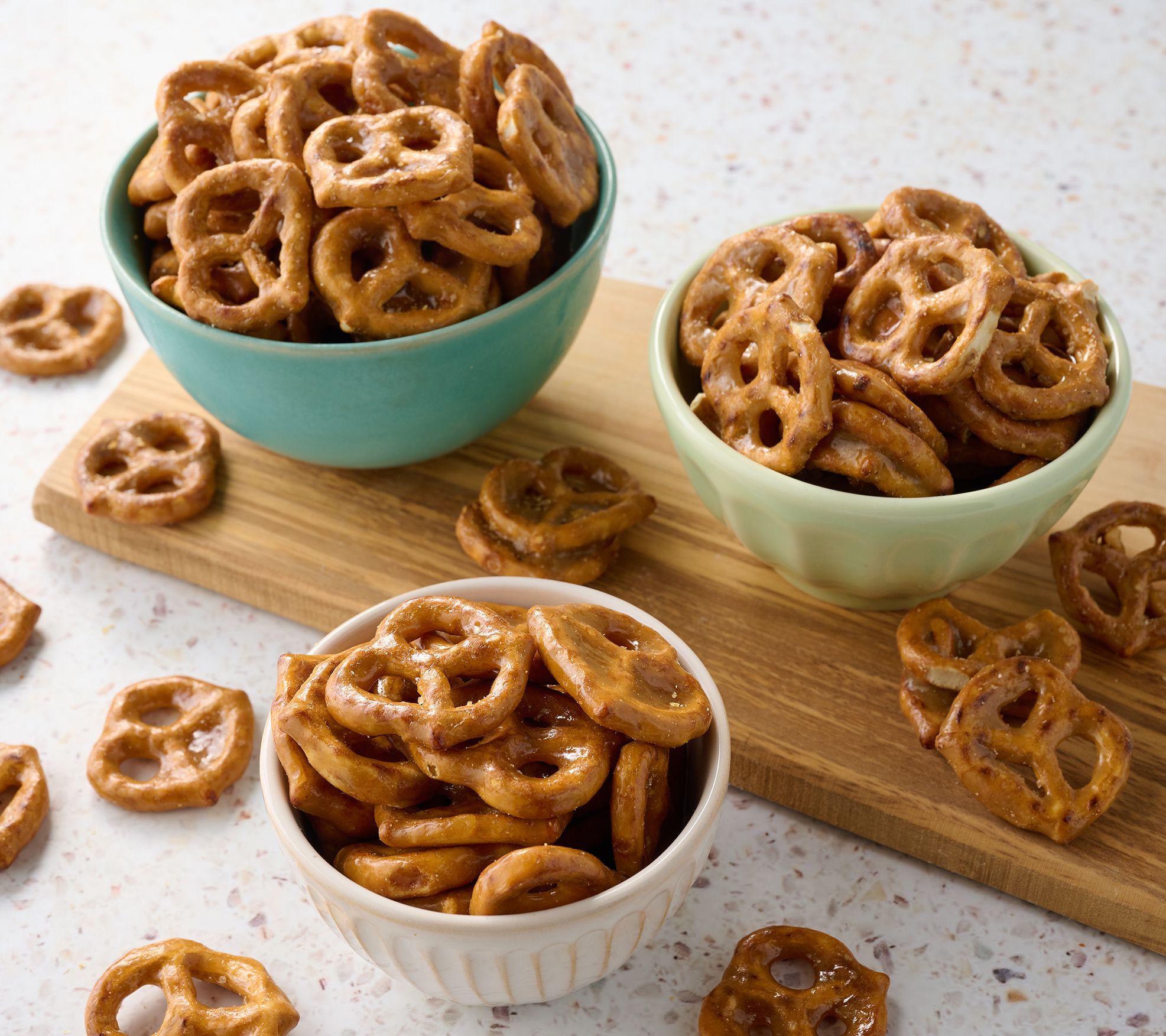 Everton Toffee (5) 4oz Bags Premium Butter Toffee Pretzels