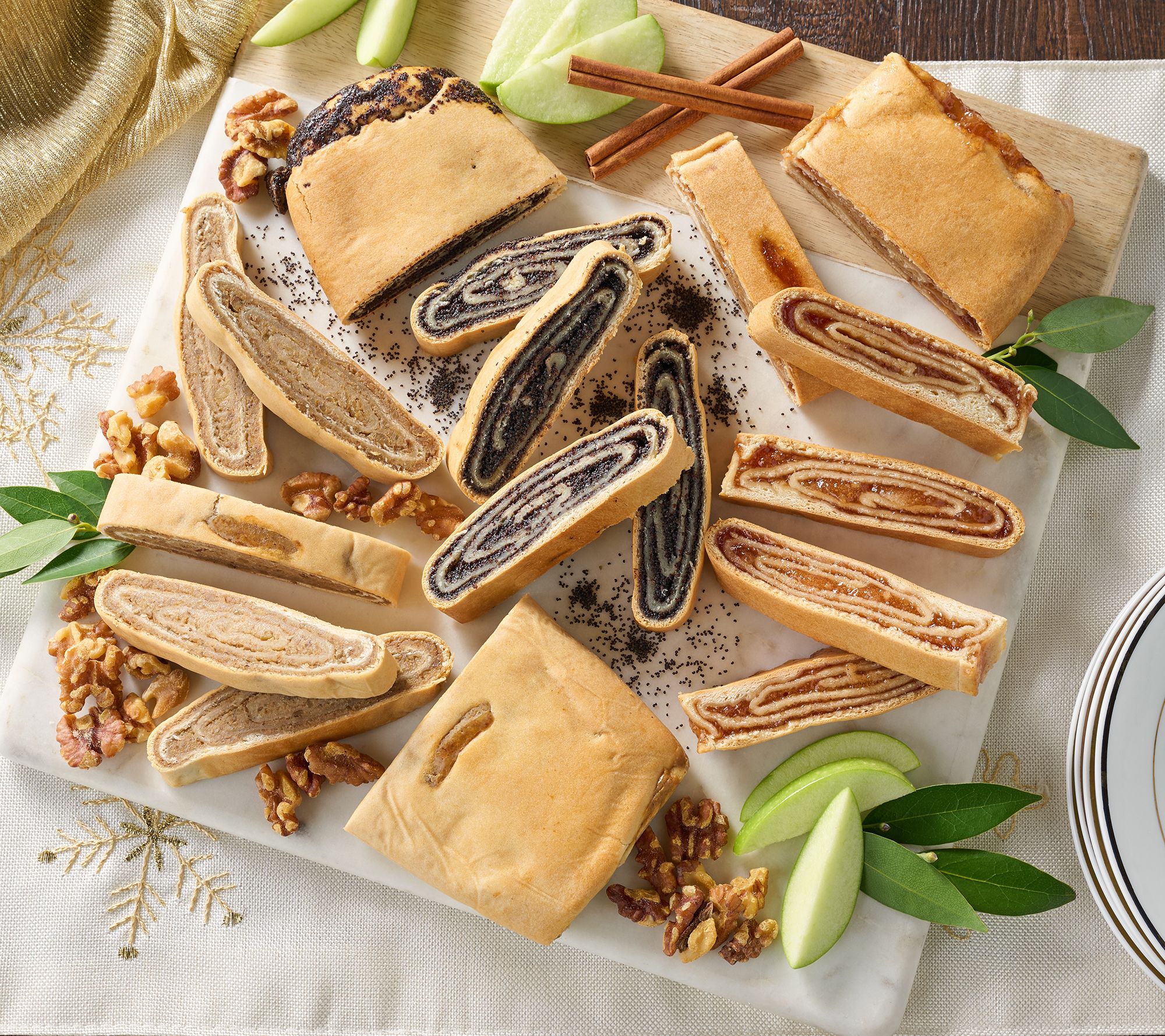 Butter Maid Bakery (3)-12oz Fruit & Nut Kolachi Pastry Variety