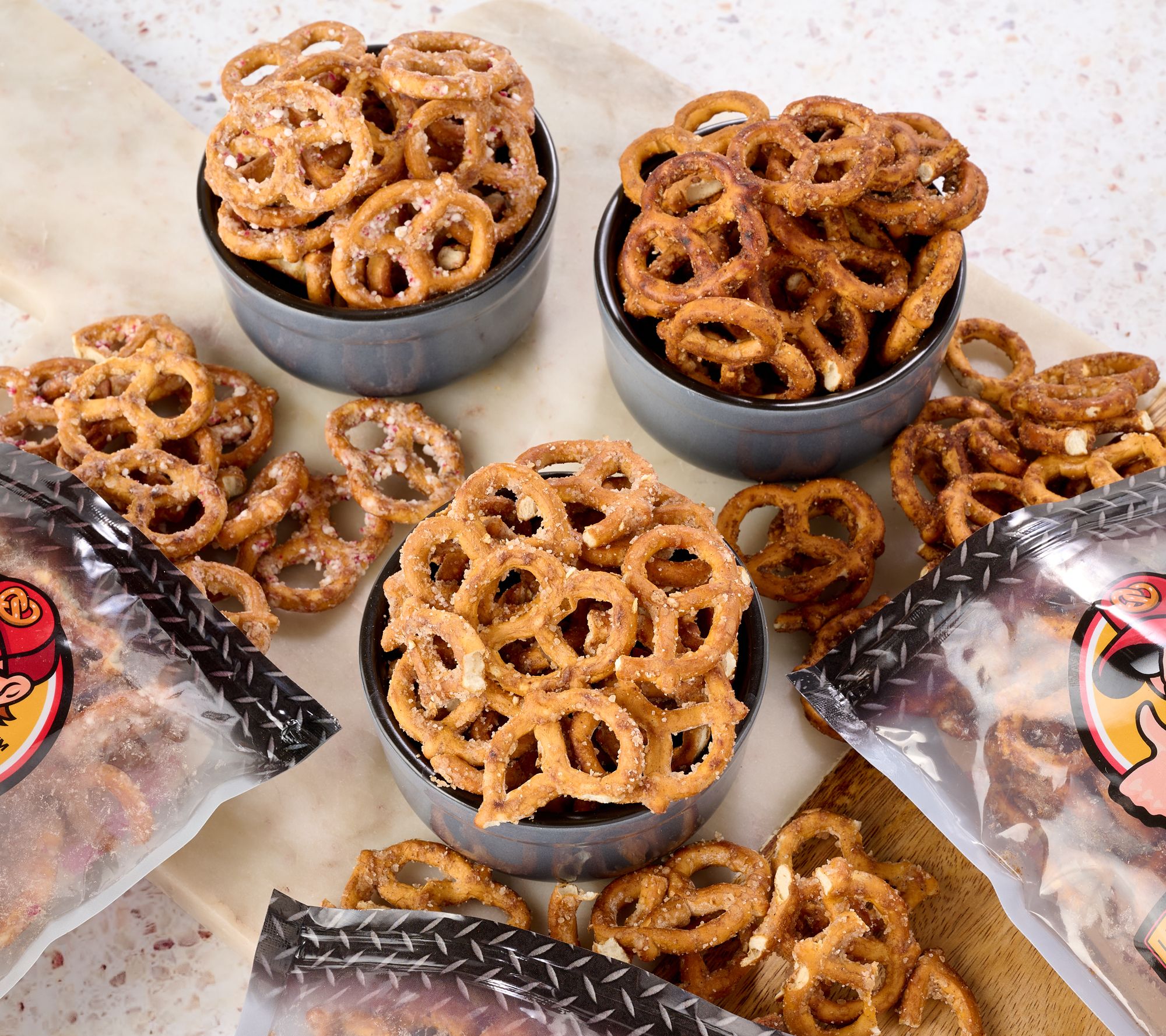SH12/7 Trucker Treats (6) 5.3-oz Bags SZN Pretzel Sampler