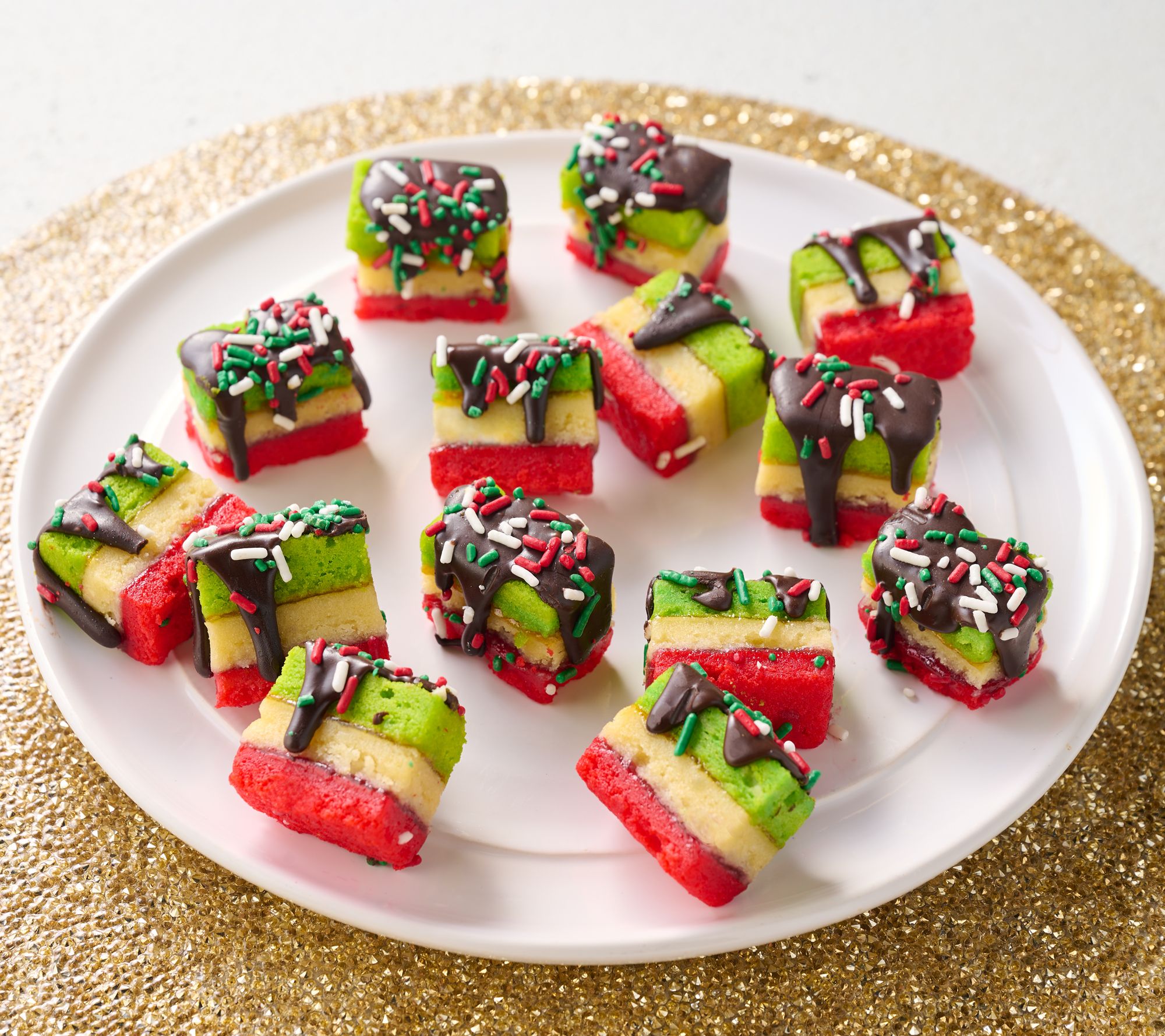 SH11/9 Zola Bakes 20-Piece Classic Italian Rainbow Cookies