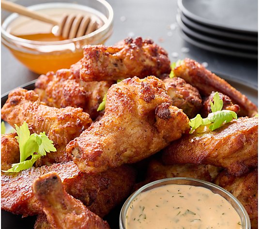 Corky's BBQ 4-lbs or 8-lbs Seasoned Roasted Chicken Wings