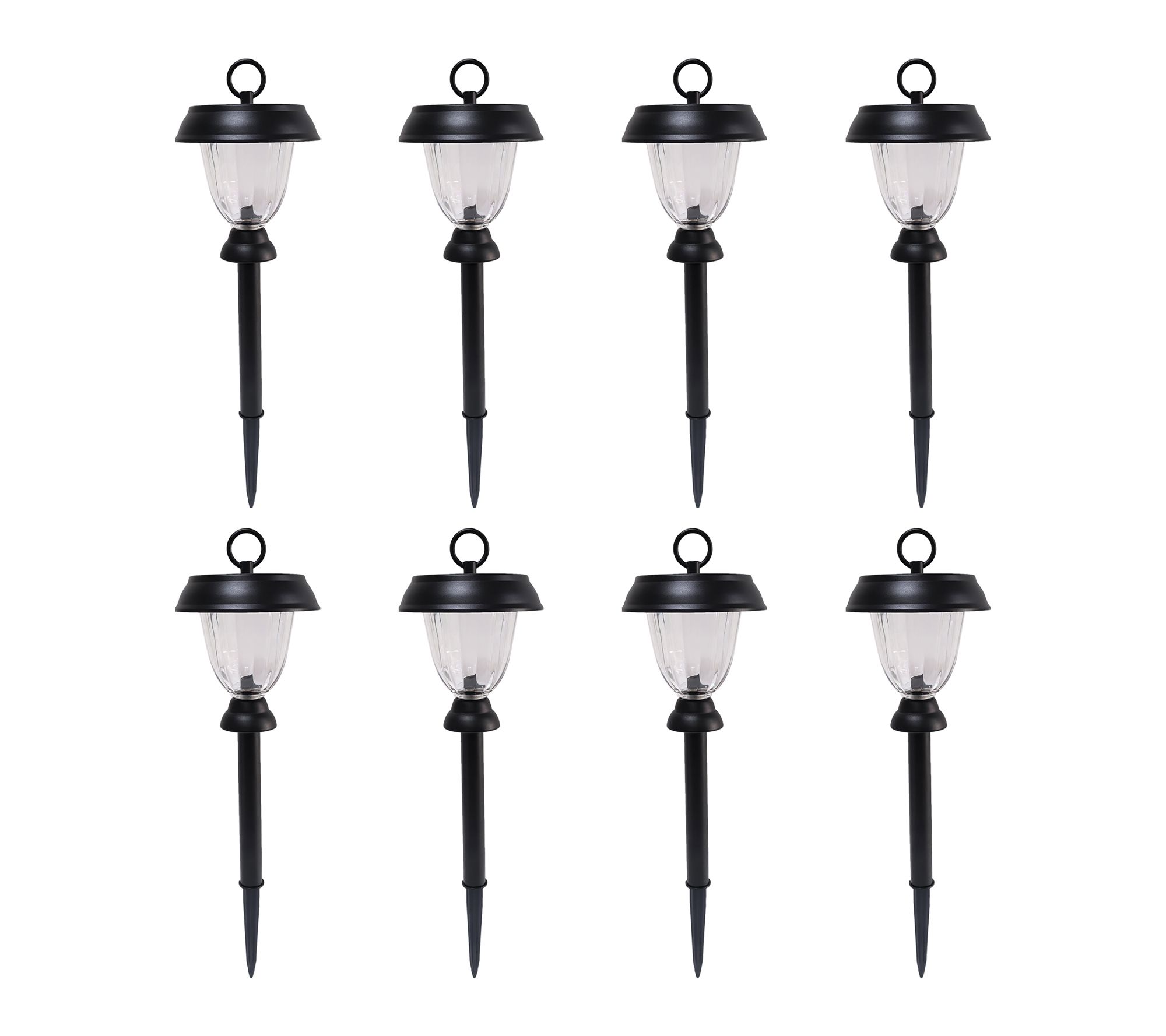 Energizer 8-Pc 3-in-1 Solar Pathway Lights with Color on Demand