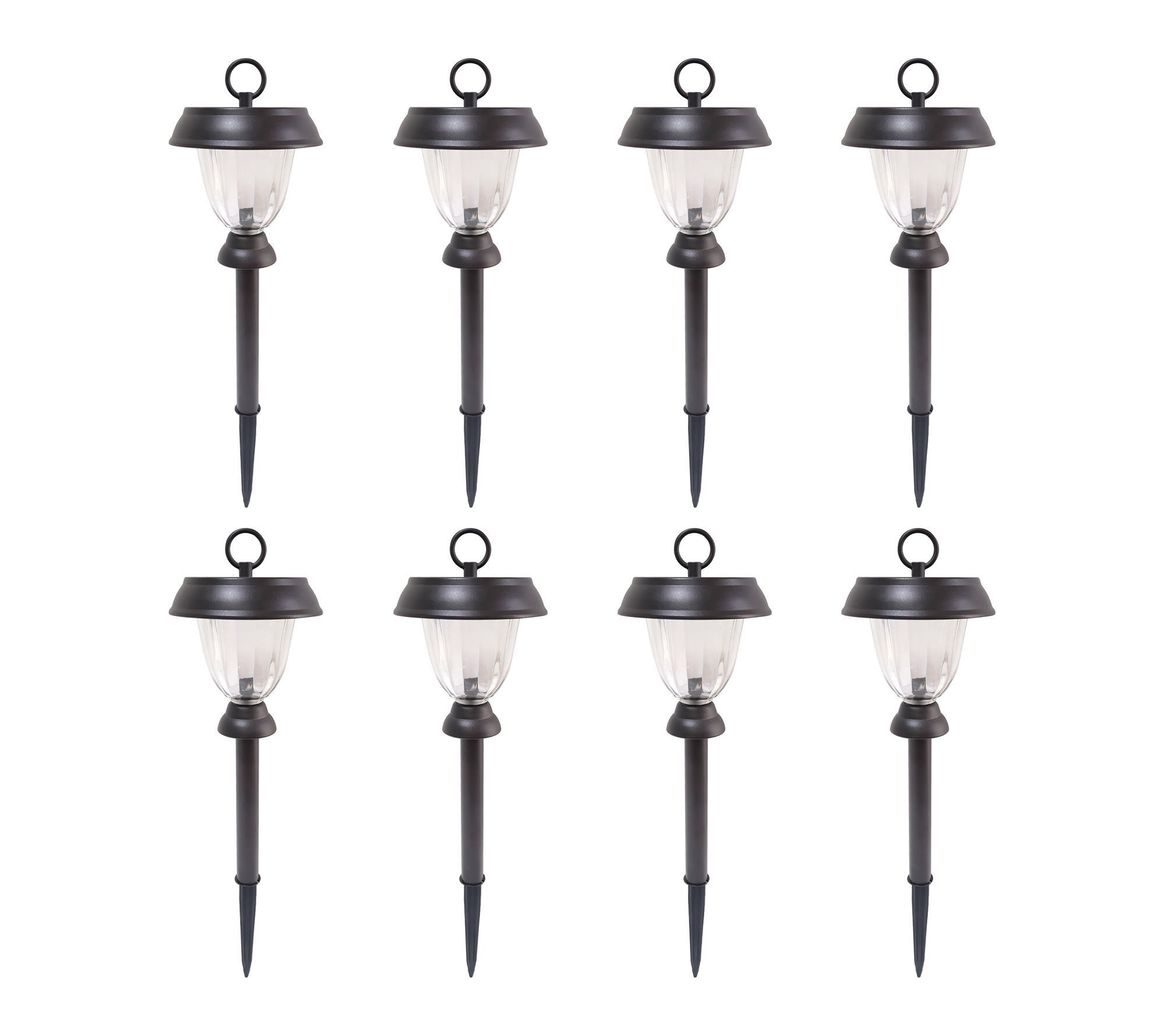 Energizer 8-Pc 3-in-1 Solar Pathway Lights with Color on Demand