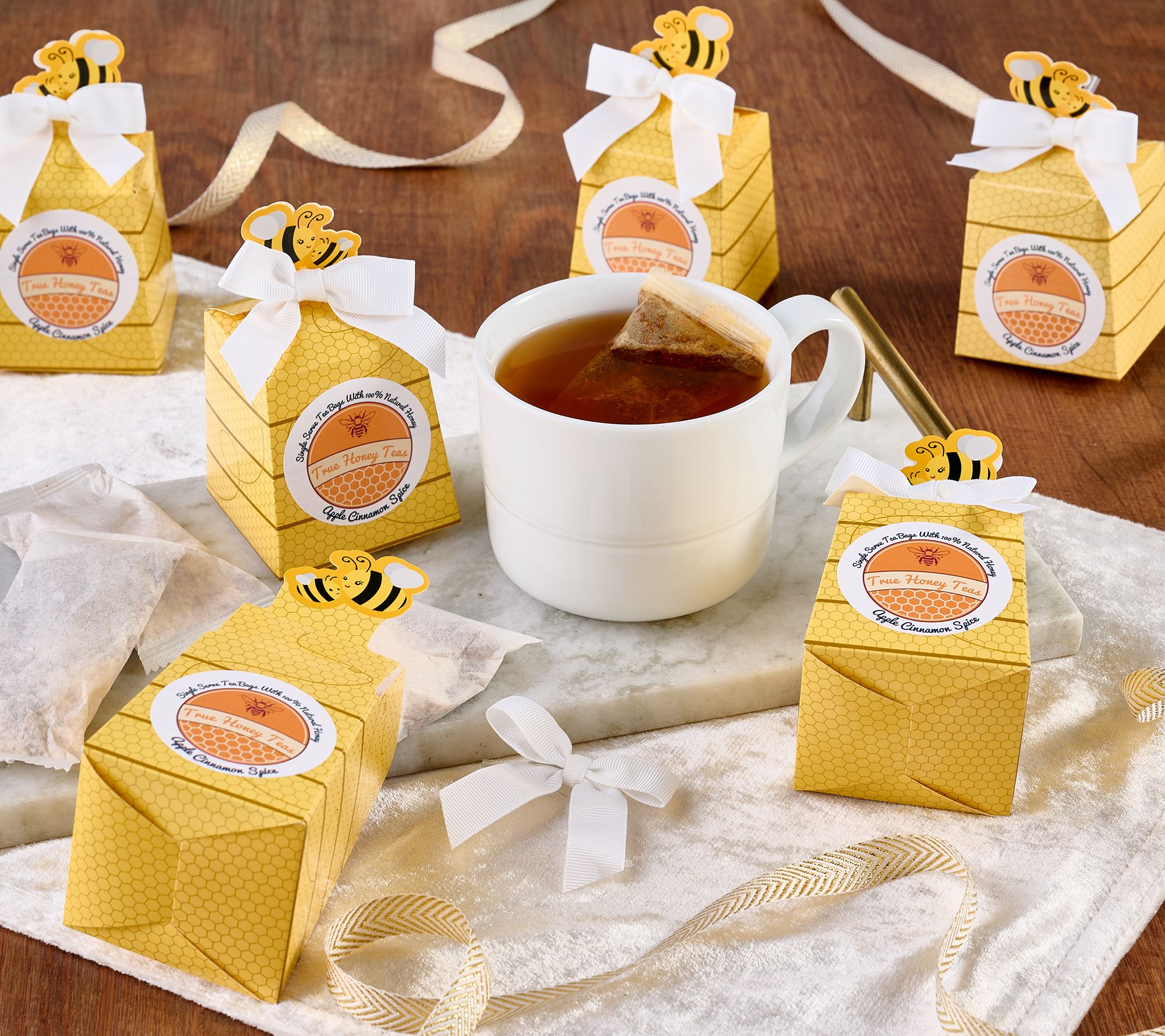 True Honey Teas 8ct Gift Set Tea Bags with Gift Boxes