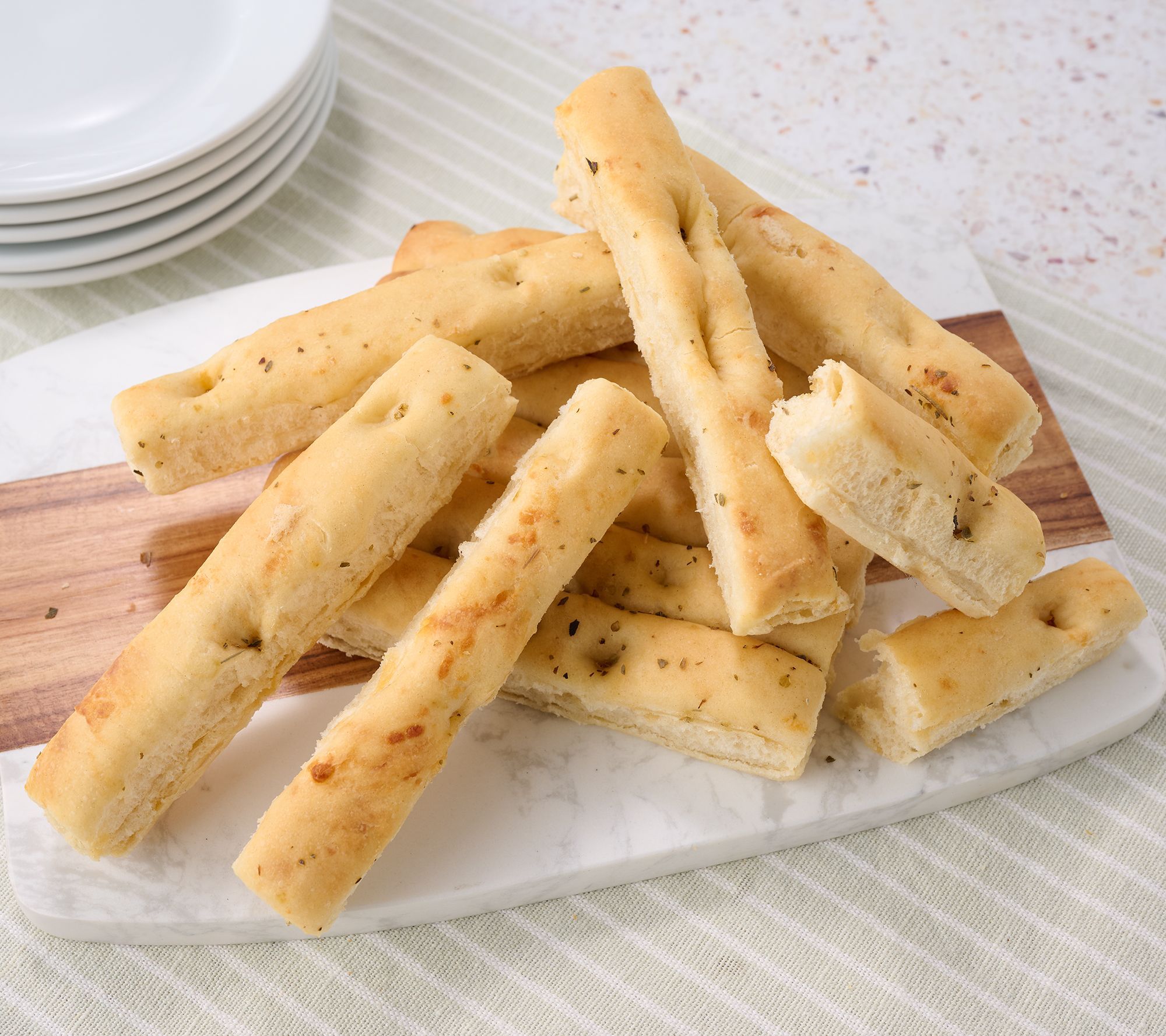 SH11/9 Bread & Bread 90 Count Artisan Made Focaccia Sticks