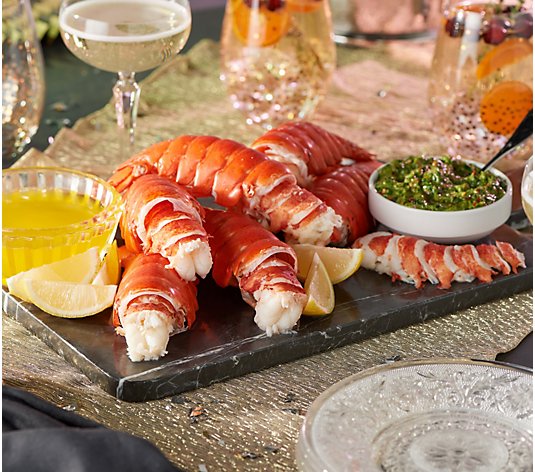 Greenhead Lobster (6) 5-oz. HPP Maine Lobster Tails w/ Butter