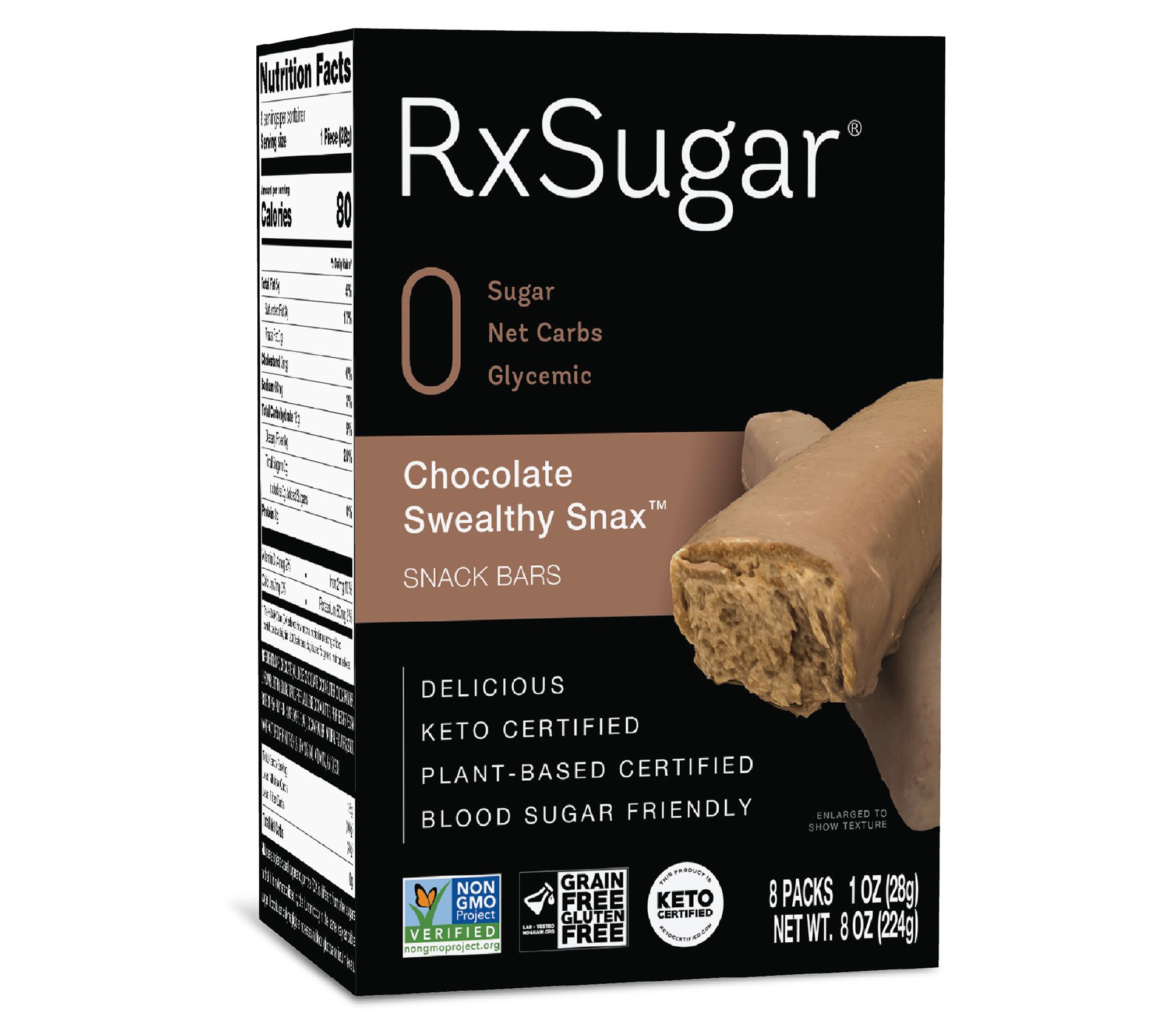 RxSugar Allulose Sugar Chocolate Swealthy Snax