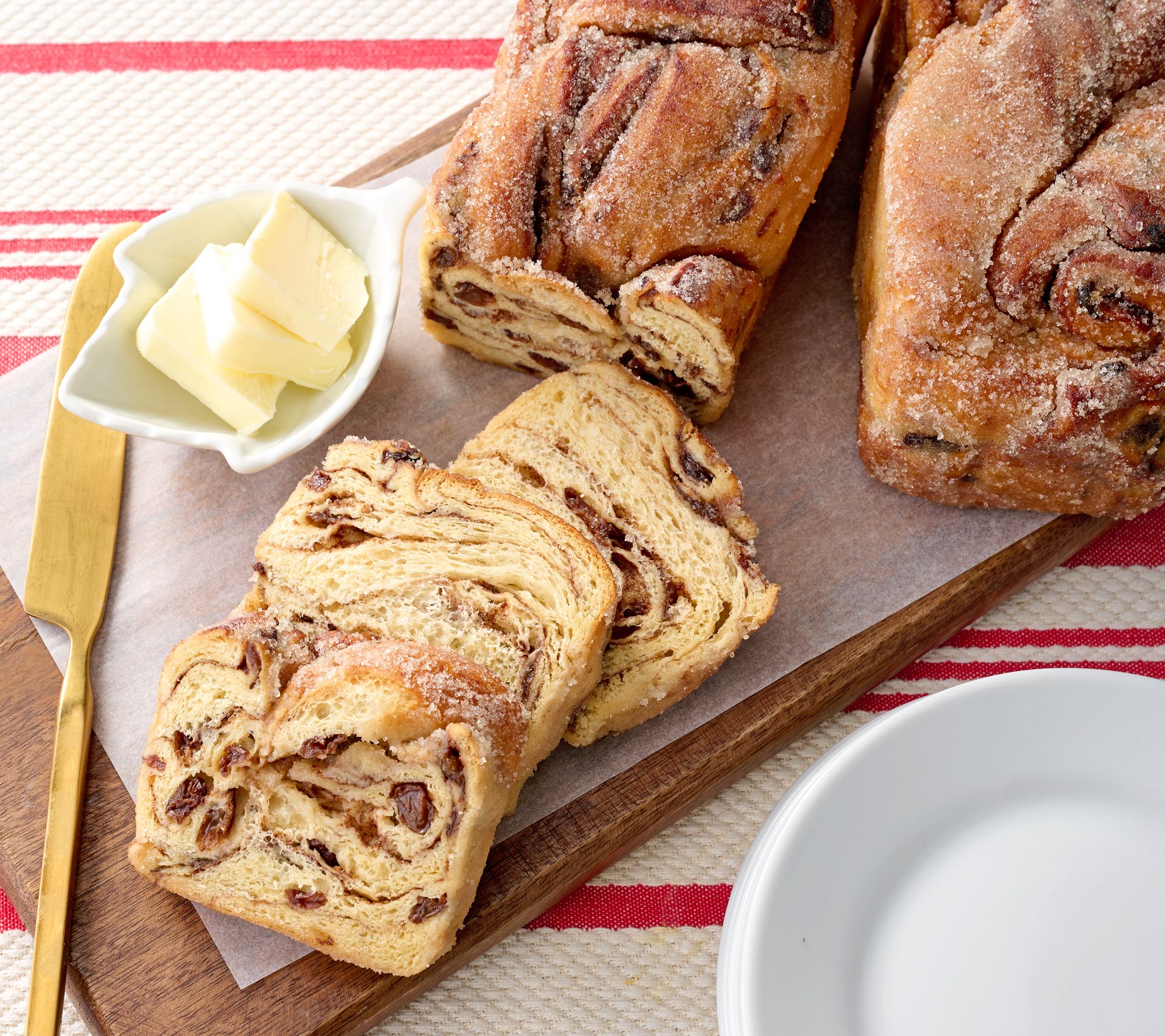 Jimmy the Baker (4) 1-lb Braided Holiday Breads in Gift Box