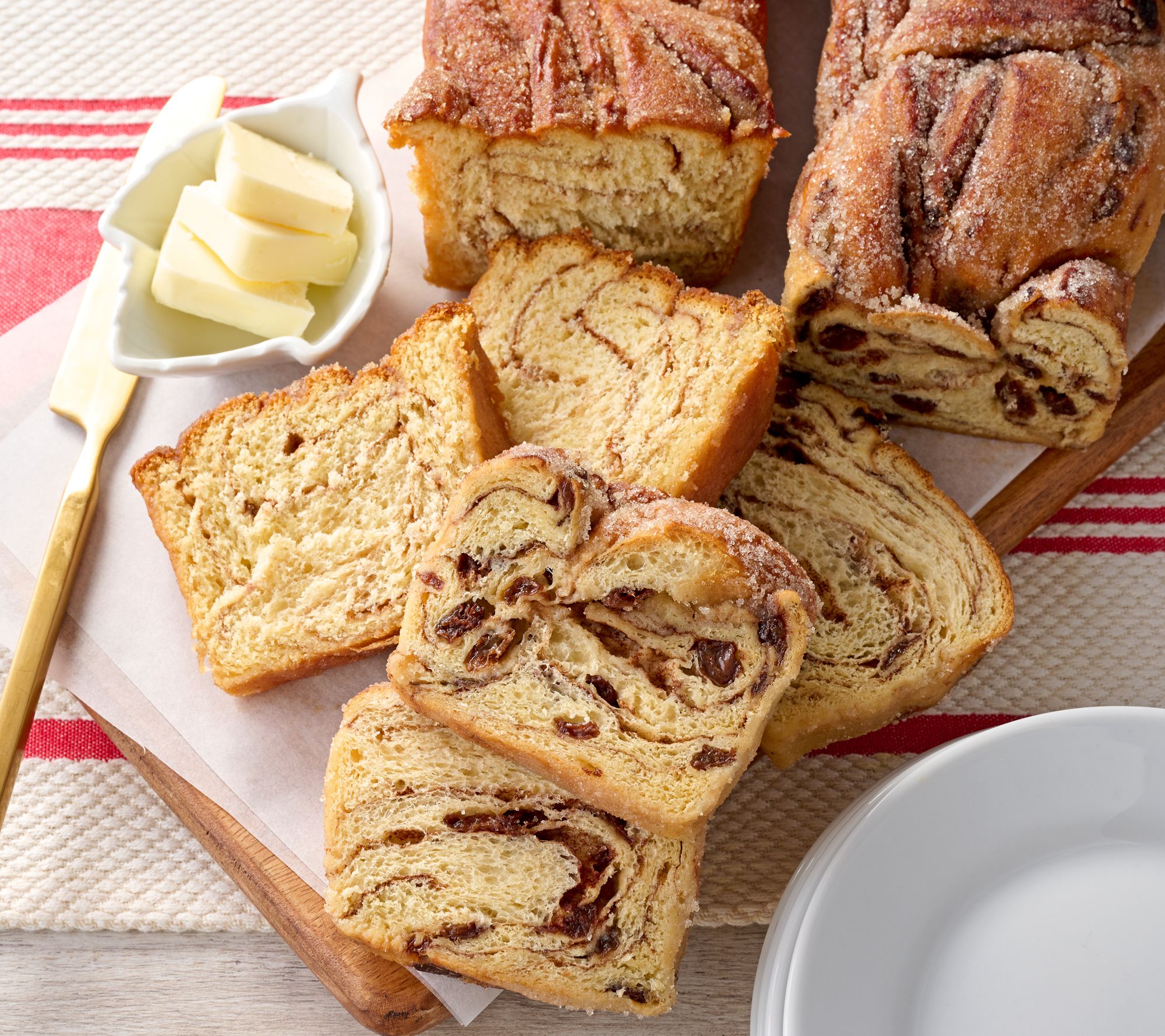 Jimmy the Baker (4) 1-lb Braided Holiday Breads in Gift Box