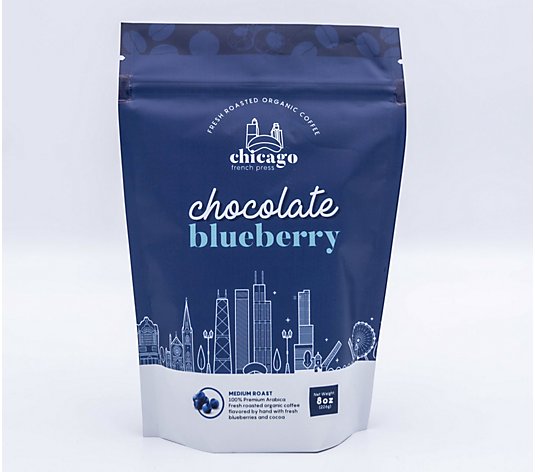 Chicago French Press Chocolate Blueberry 8-oz Coffee