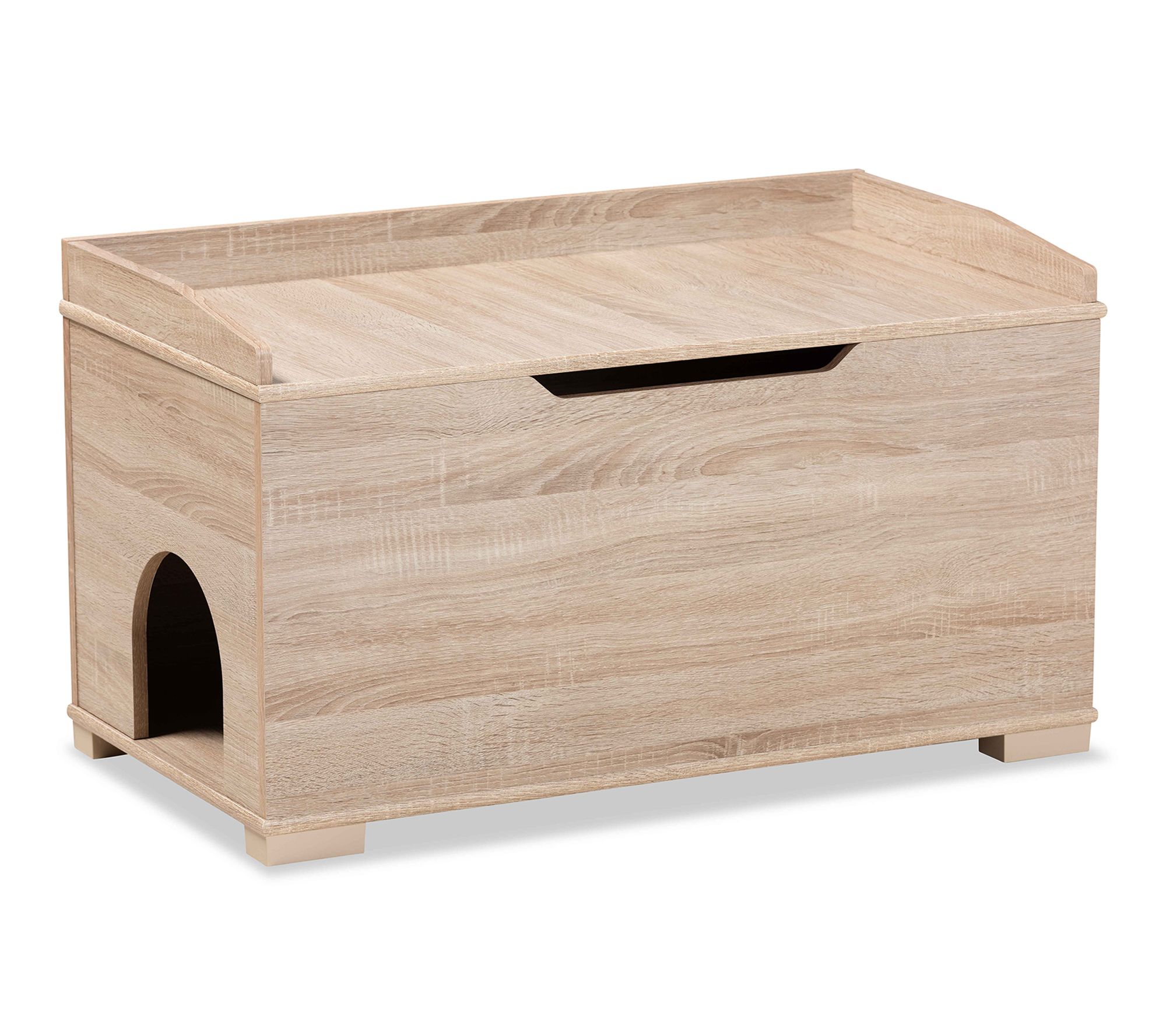 Baxton Studio Mariam Wood Cat Litter Box CoverHouse
