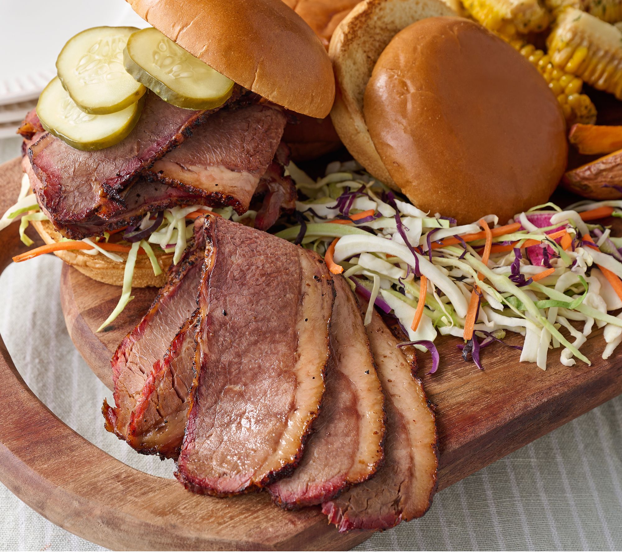 Blues Hog (2) 1-lb Heat & Eat Wagyu Beef Smoked Brisket