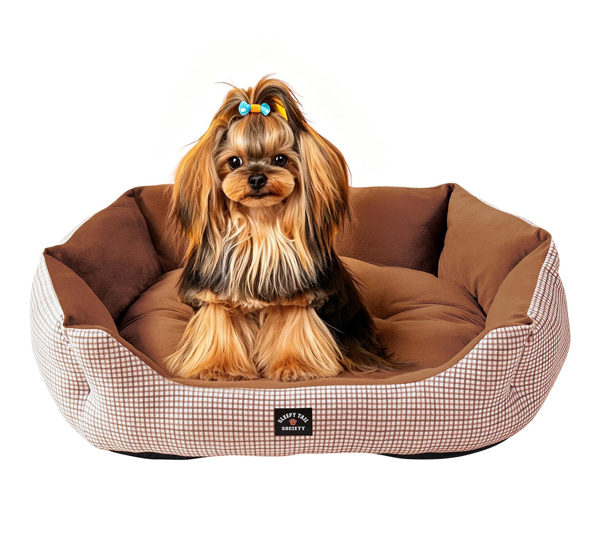 Sleepy Tail Society Large Rufus Cuddler Pet Bed