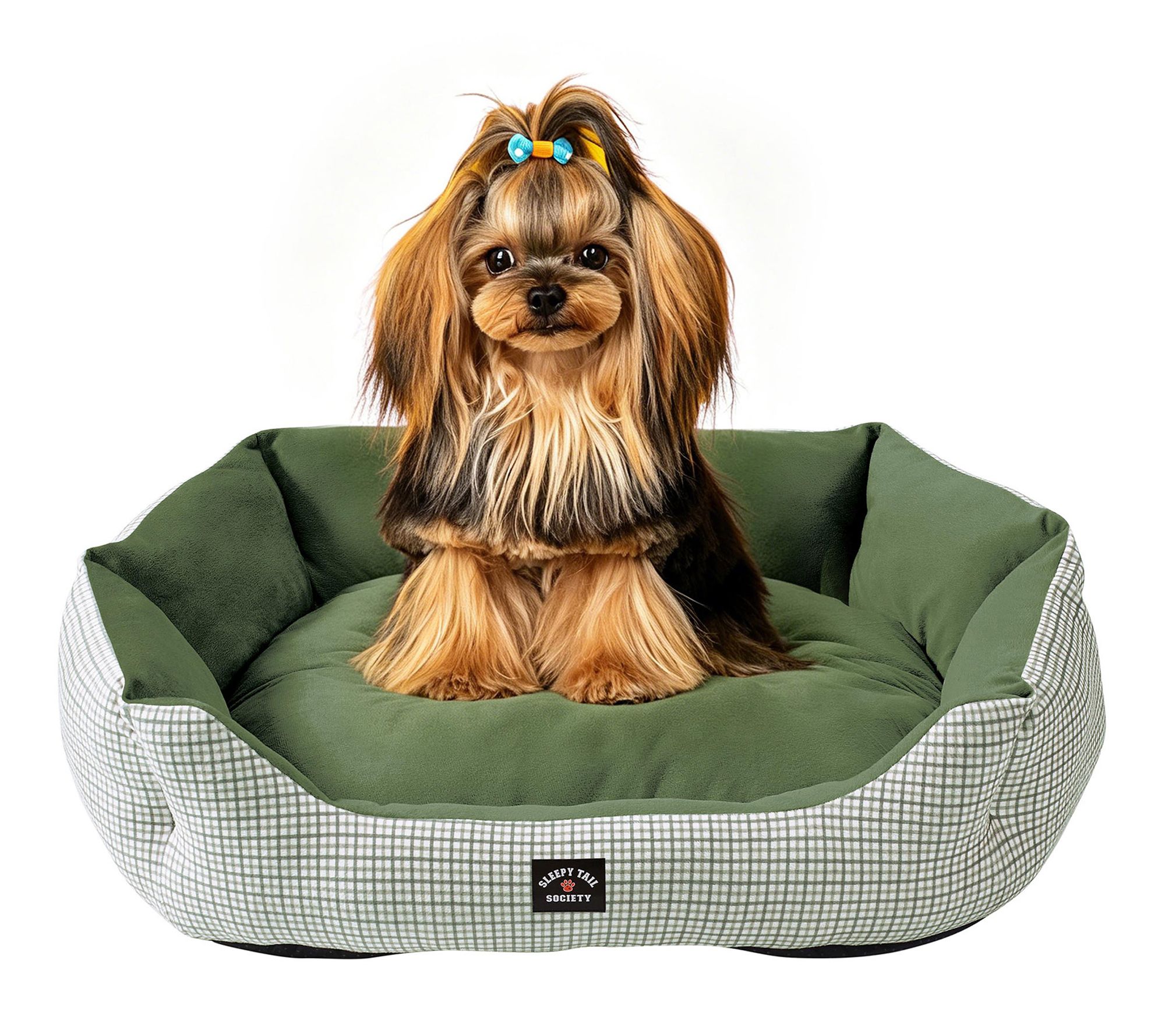 Sleepy Tail Society Large Rufus Cuddler Pet Bed
