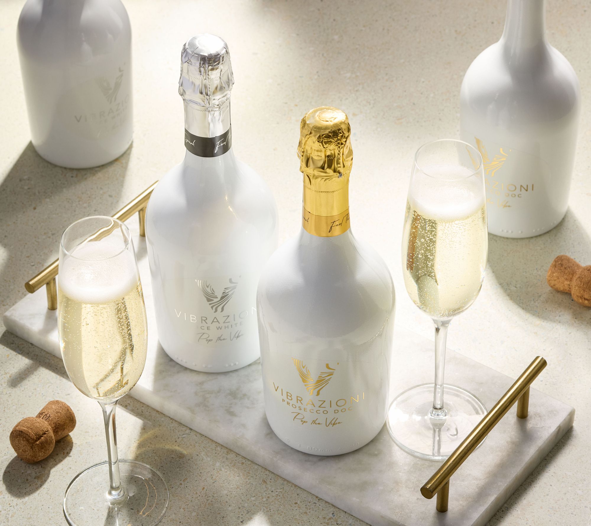 Hemisphere (4) 750ml Btl Vibrazioni Silver&Gold Sparkling