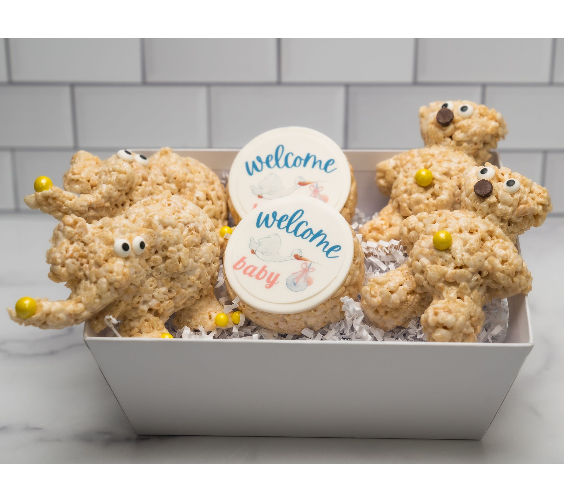 Creative Crispies 6 Piece Welcome Baby Yellow Gft Set