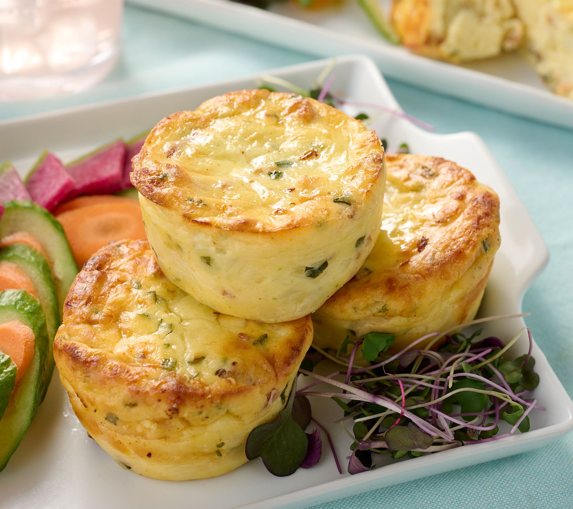 Oak Stove (16) Individual Crustless Quiche Auto-Delivery