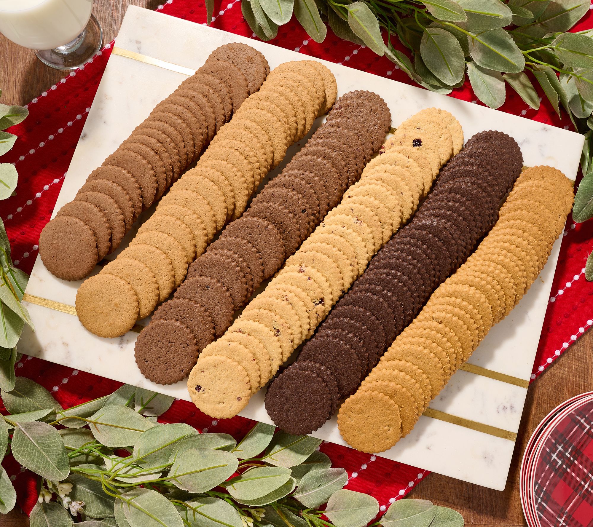 Dewey's Bakery 420 Piece Moravian Style Holiday Cookie Thins