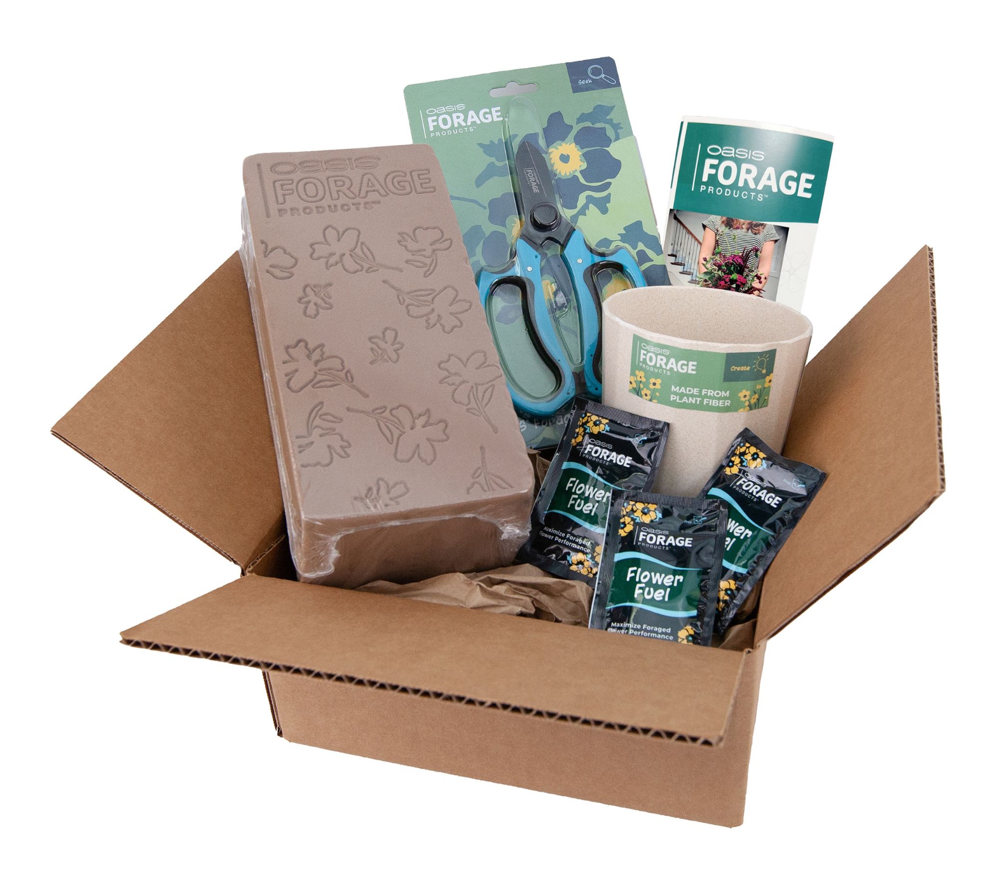  Oasis Forage 6-Piece Floral Arrangement Kit