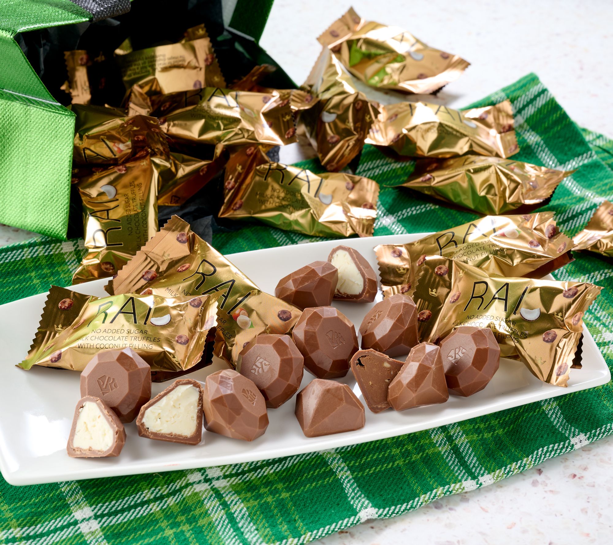 RAI Chocolate 30pc Chocolate Truffles with St. Patrick's Bag