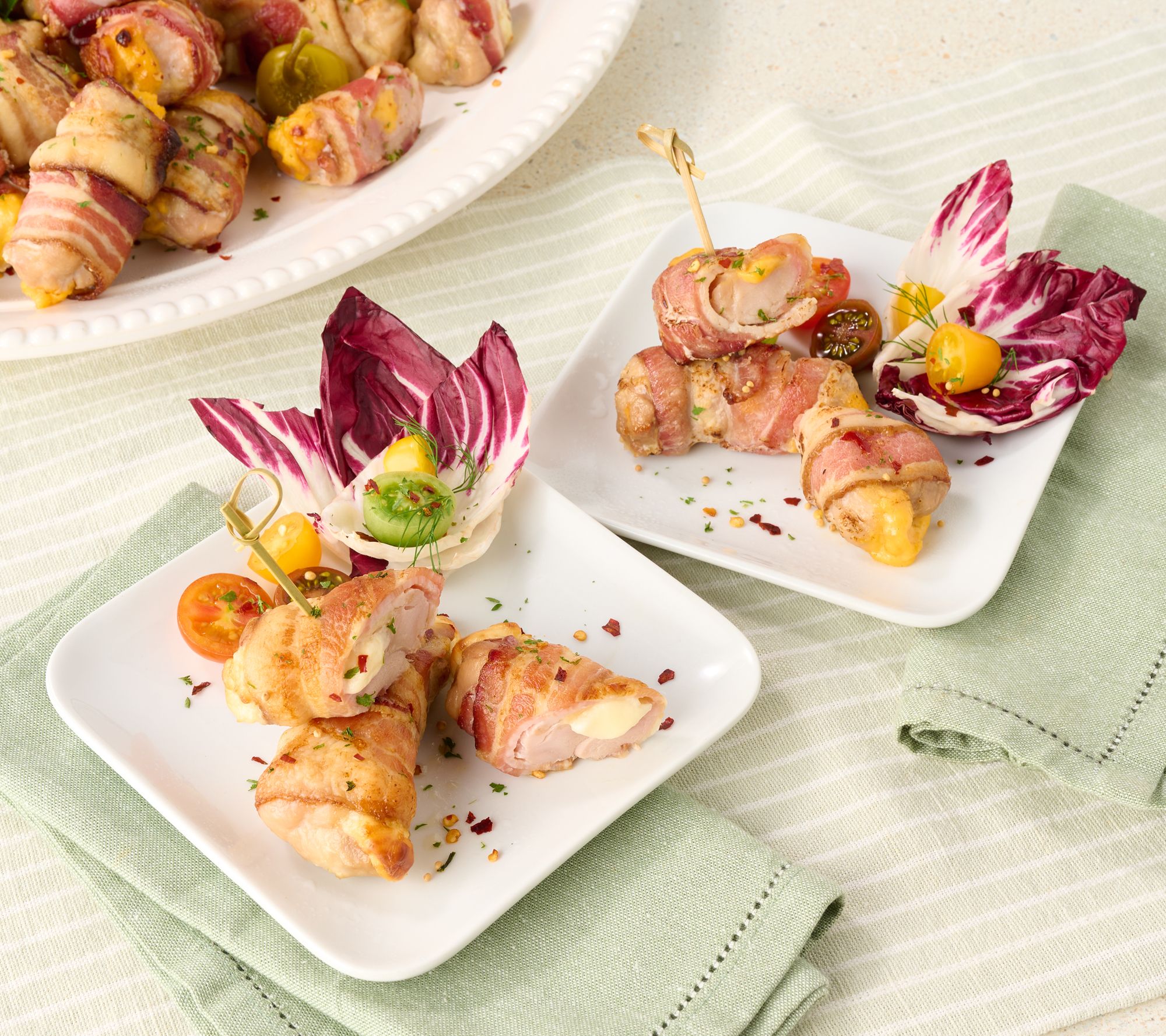 Family Farms (15) 3oz. Bacon Wrapped Stuffed Chicken Teasers Auto-Delivery