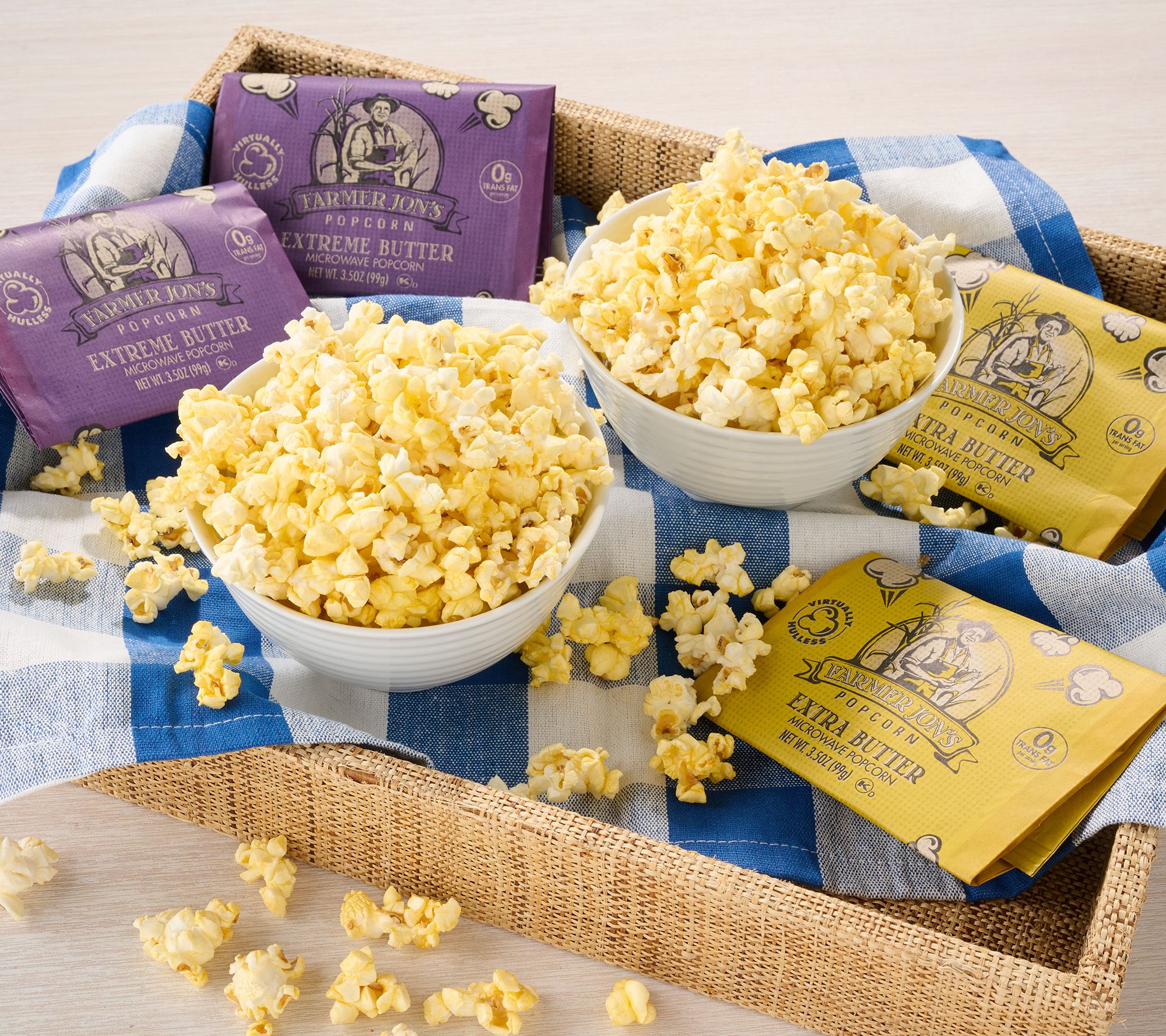 Farmer Jon's (12)3.5-oz Bags Butter Lover Microwave Popcorn