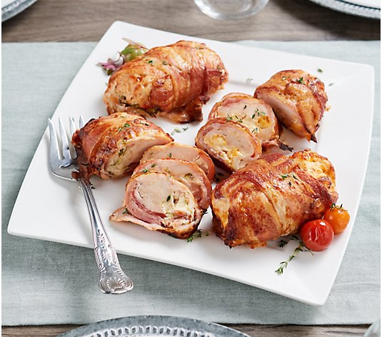 Family Farms (6) 14-oz Bacon Wrapped Stuffed & Loaded Chicken