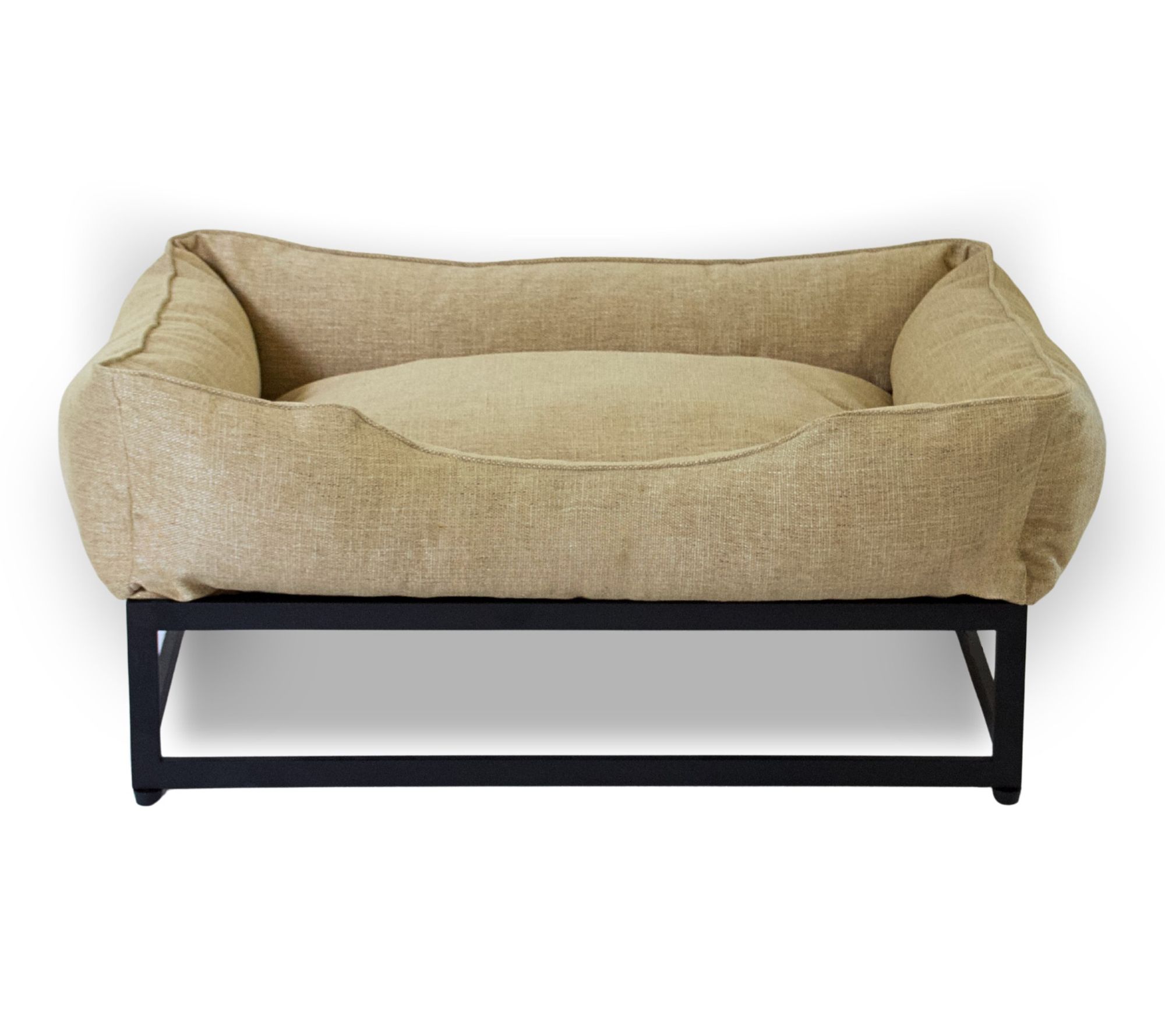 Fuzi Pets Eleva ted Dog Bed in Performance Fab ric-Extra Large