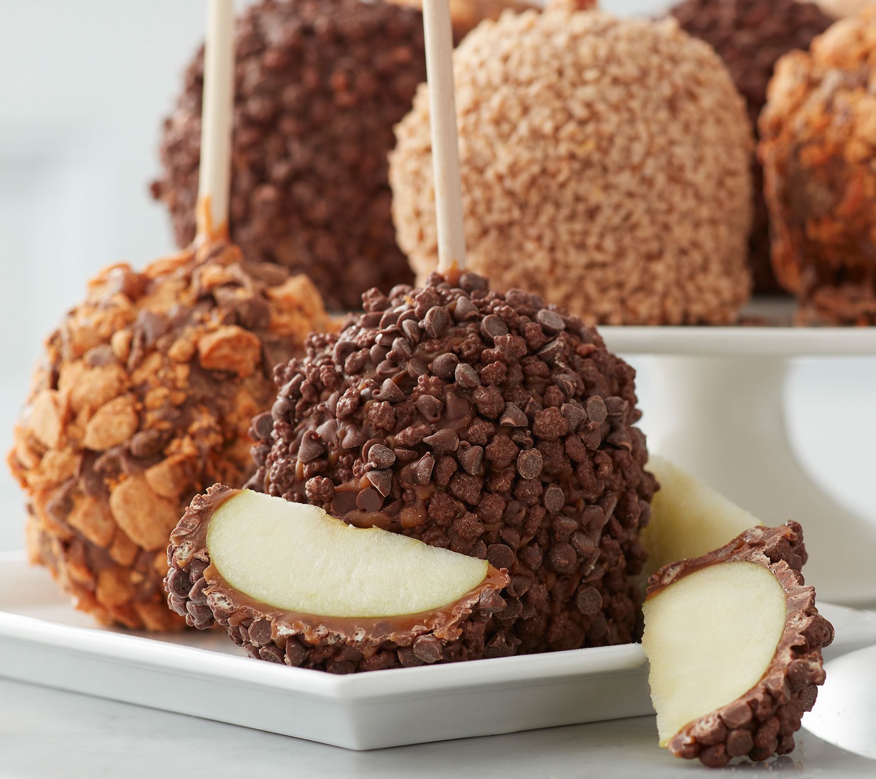 Mrs. Prindable's 9Piece SharingSize Candy BarCaramel Apples