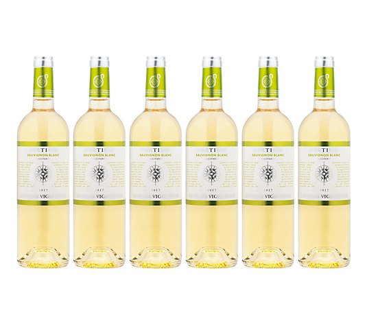 Martha Stewart Wine Co. Set of 6 Bright FrenchWhite