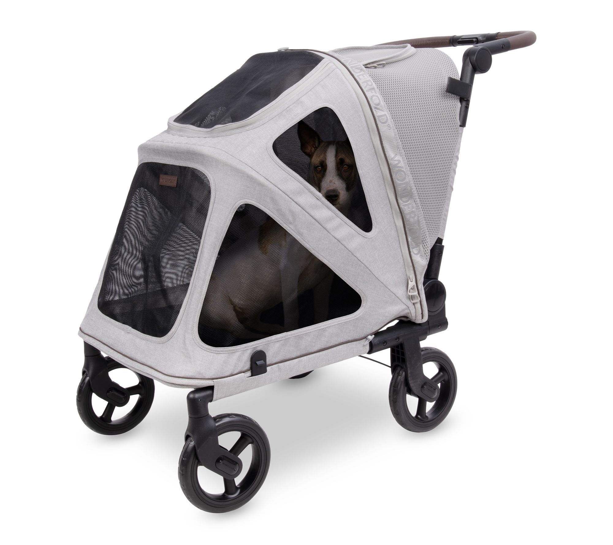 Wonderfold Medium Hudson Pet Stroller with FlatFold Technology