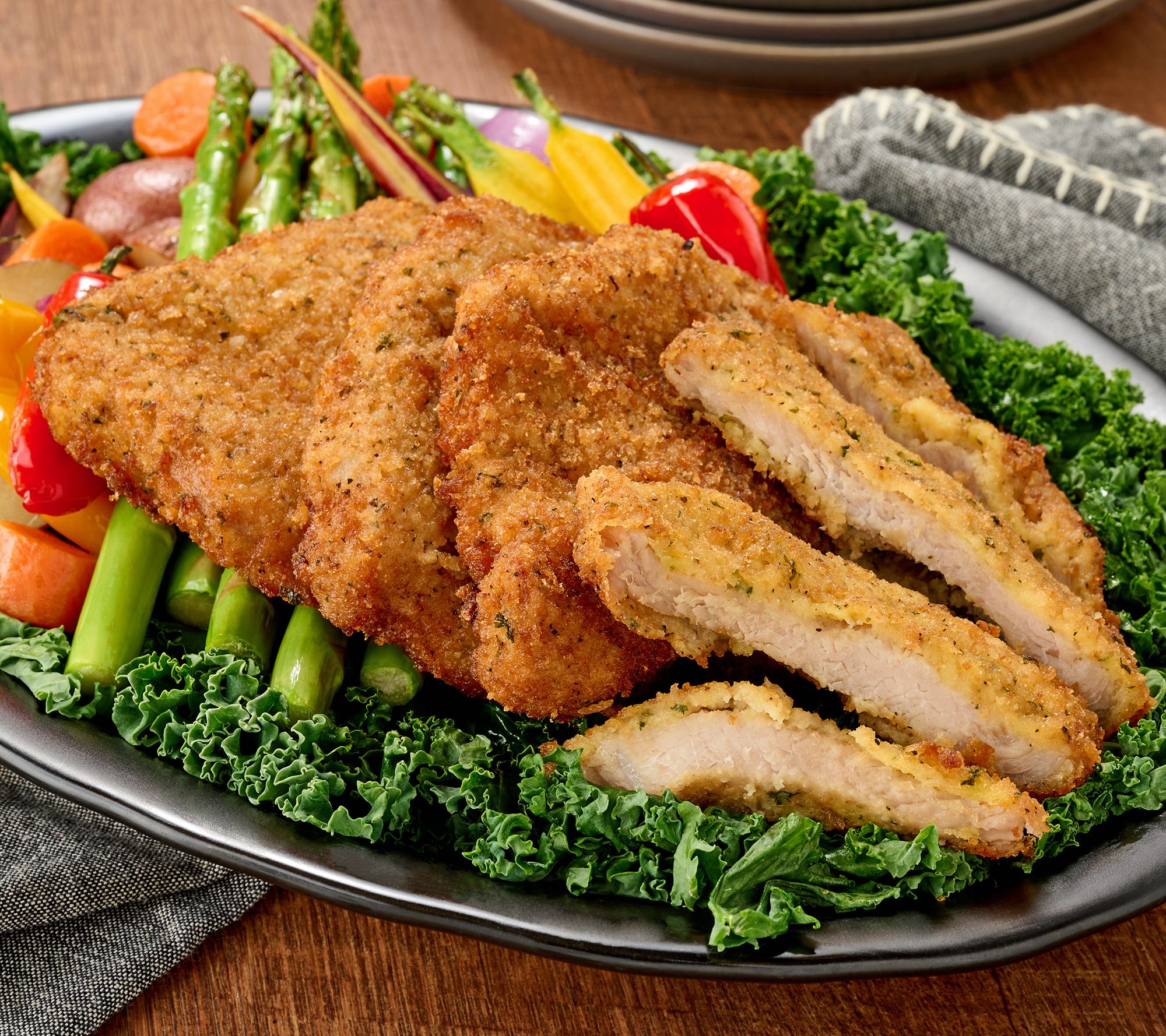 Rastelli's (20) 6-oz Breaded Pork Ribeyes Auto-Delivery