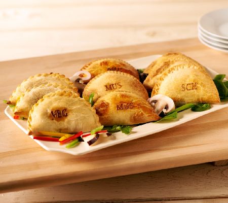 Patagonia Gourmet Foods (18) 3 oz. Vegetable Empanadas - QVC.com